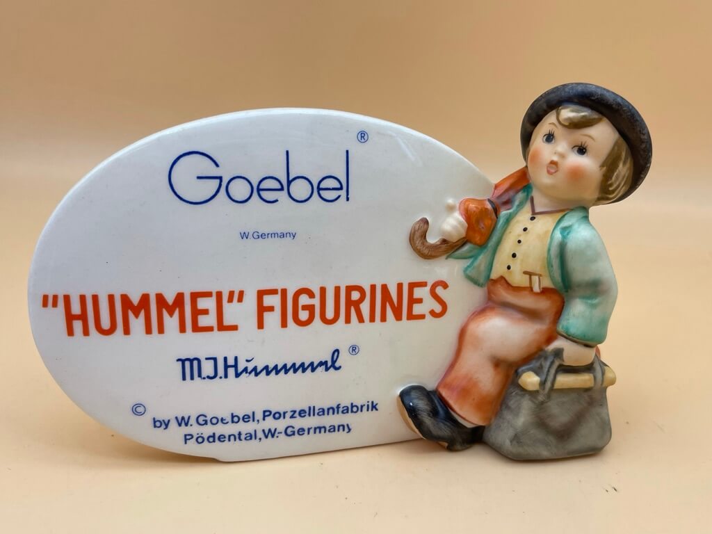  Hummel Figur 187A Händlerschild / Aufsteller 14 cm. 1 Wahl Top Zustand.