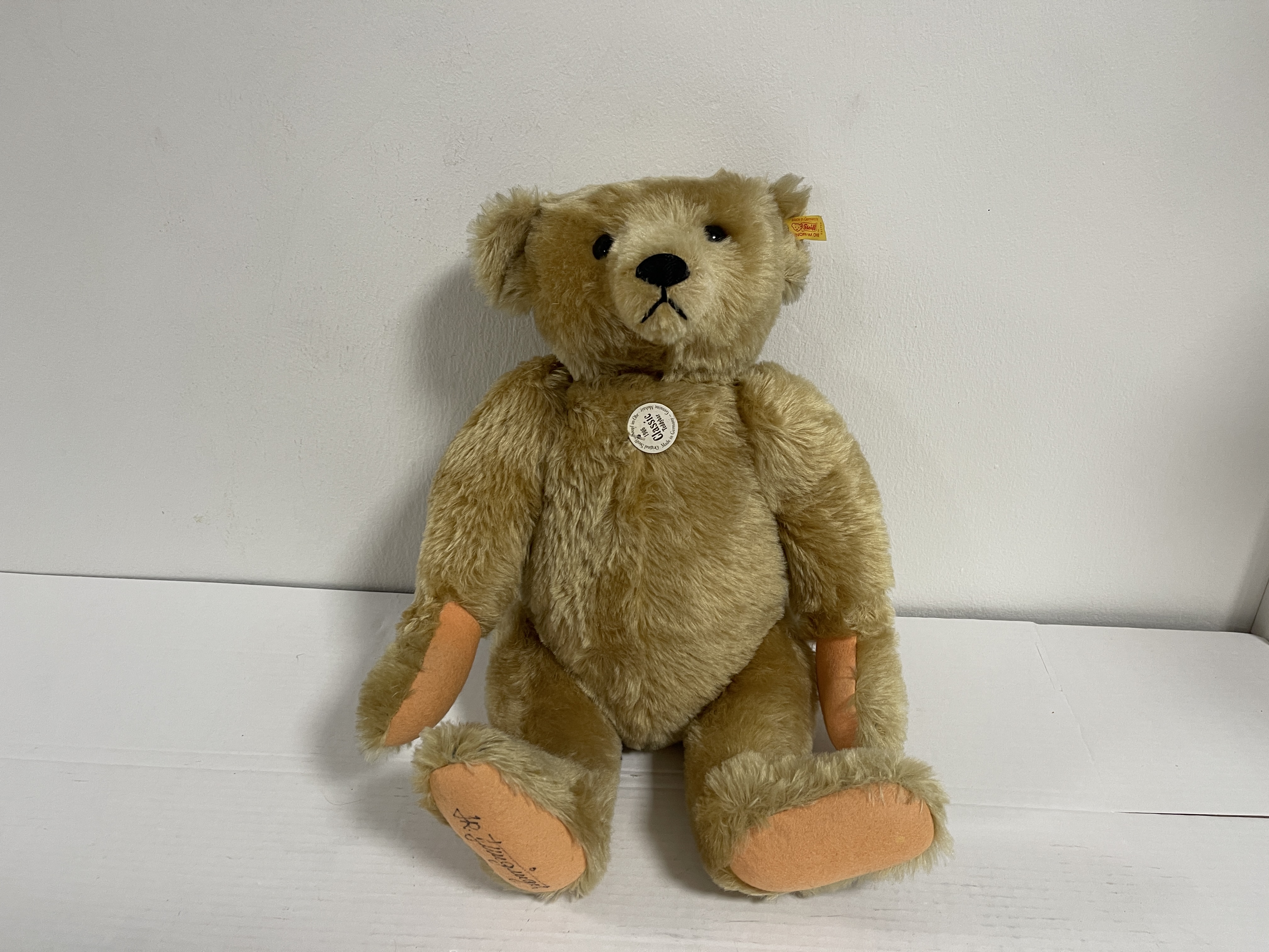 Steiff Tier Teddy Bär 000256 Classic Teddy Bär 50 cm Top Zustand.   