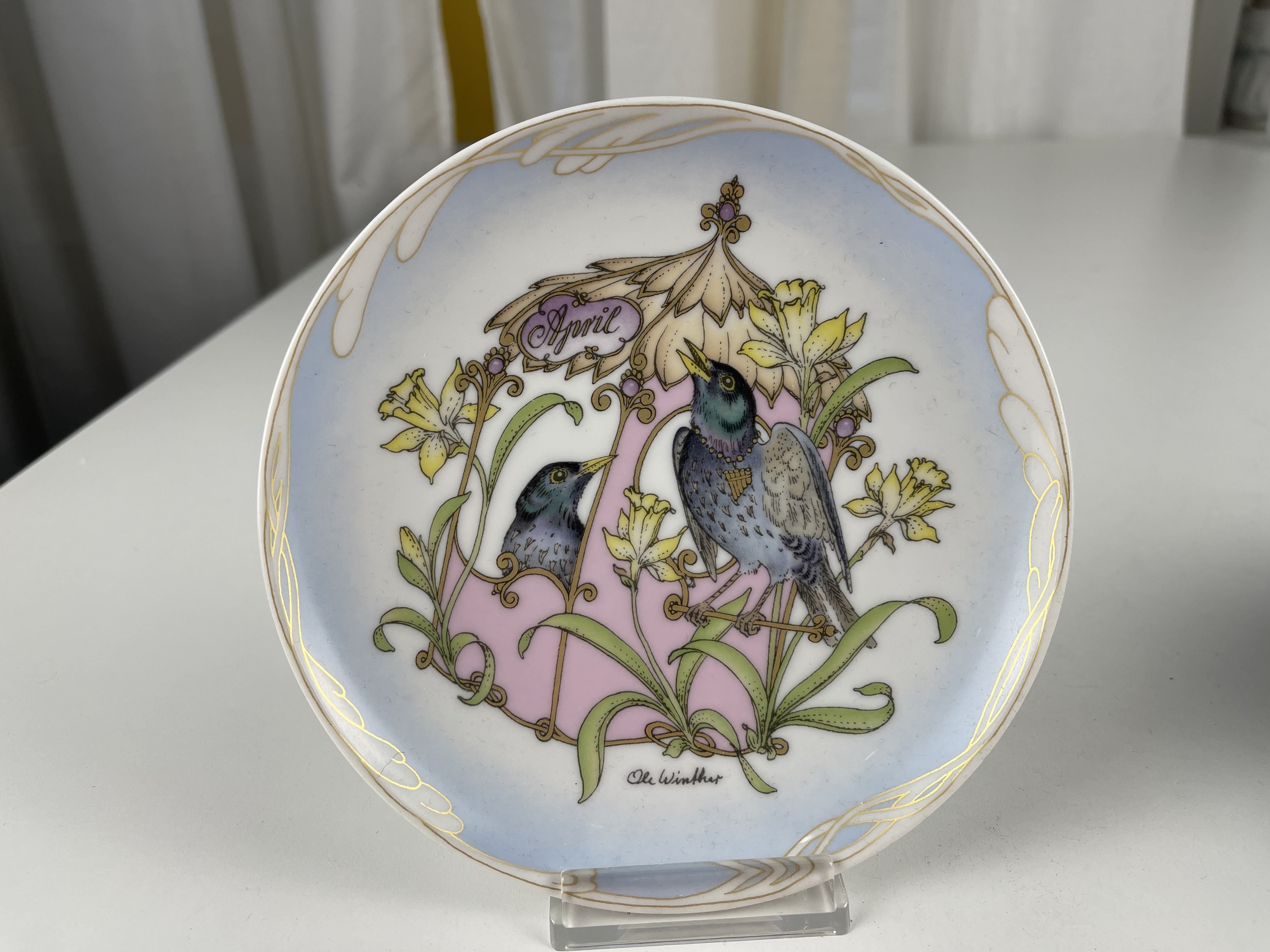 Hutschenreuther Porzellan Teller 16 cm Ø Top Zustand 