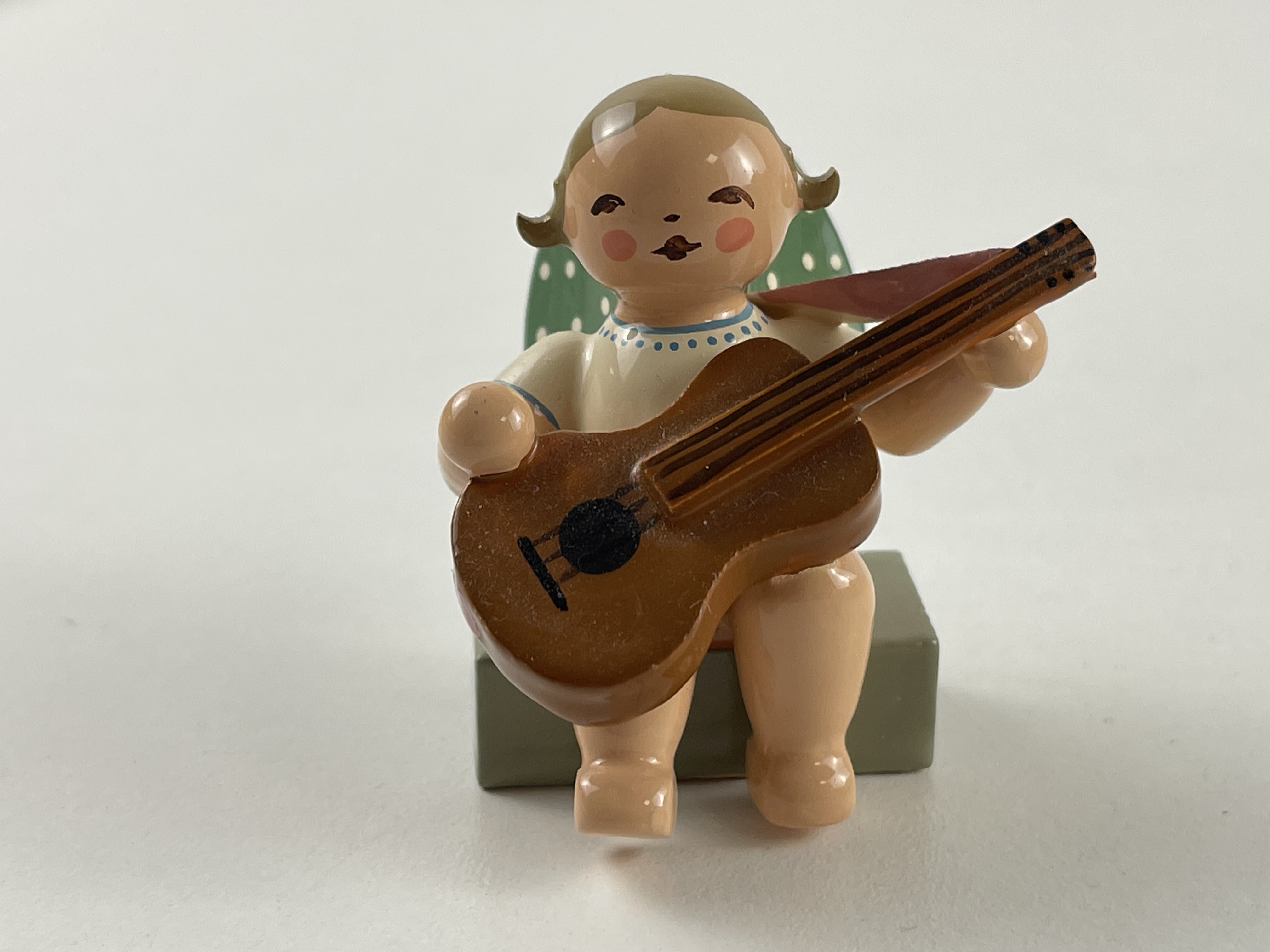 Erzgebirge Wendt und Kühn Figur Engel 5 cm. Top Zustand   