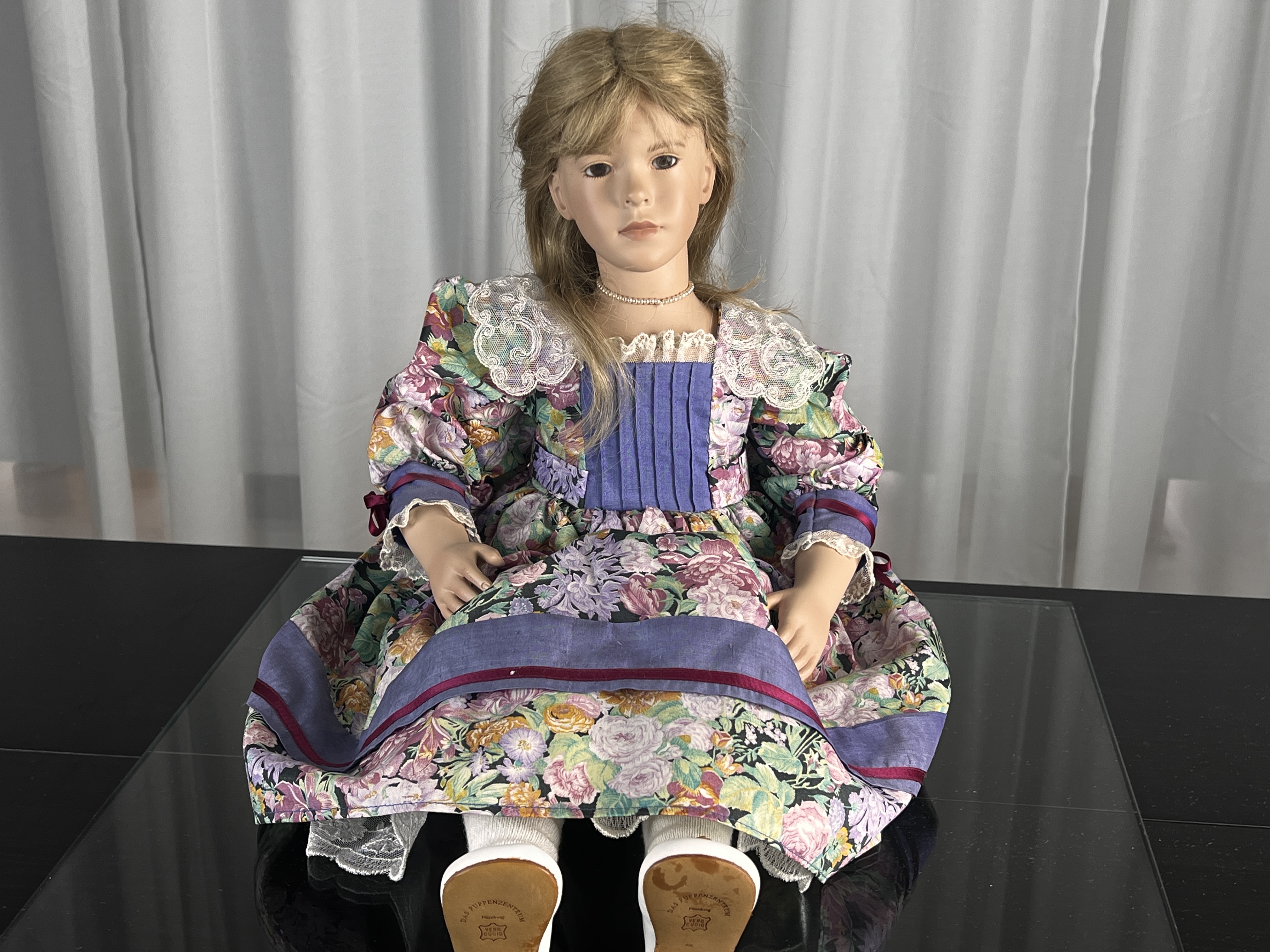 W.P.M Vera Scholz Künstlerpuppe Vinyl Puppe 58 cm. Top Zustand   
