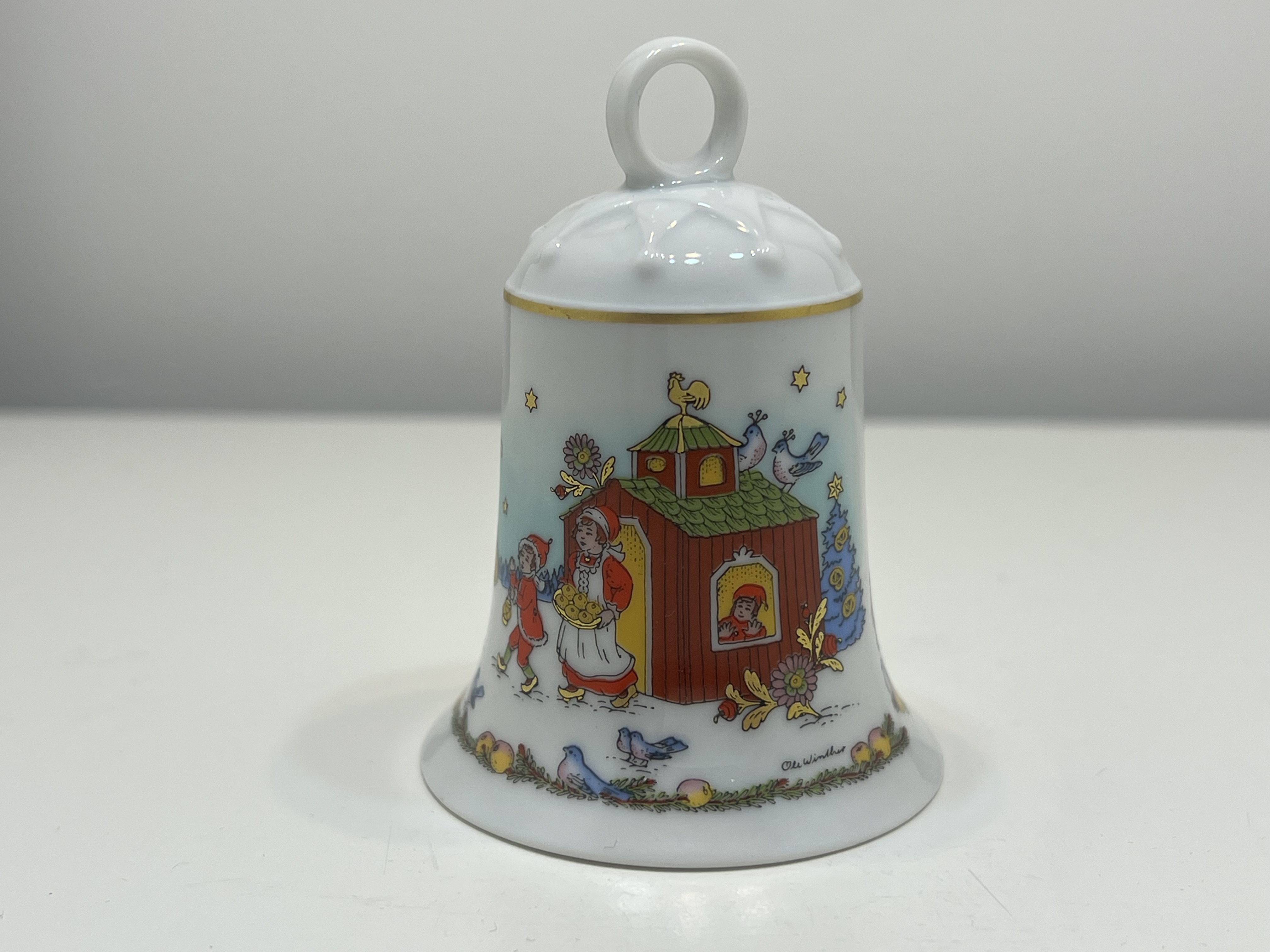  Hutschenreuther 2003 Weihnachtsglocke  7 cm. Top Zustand.  