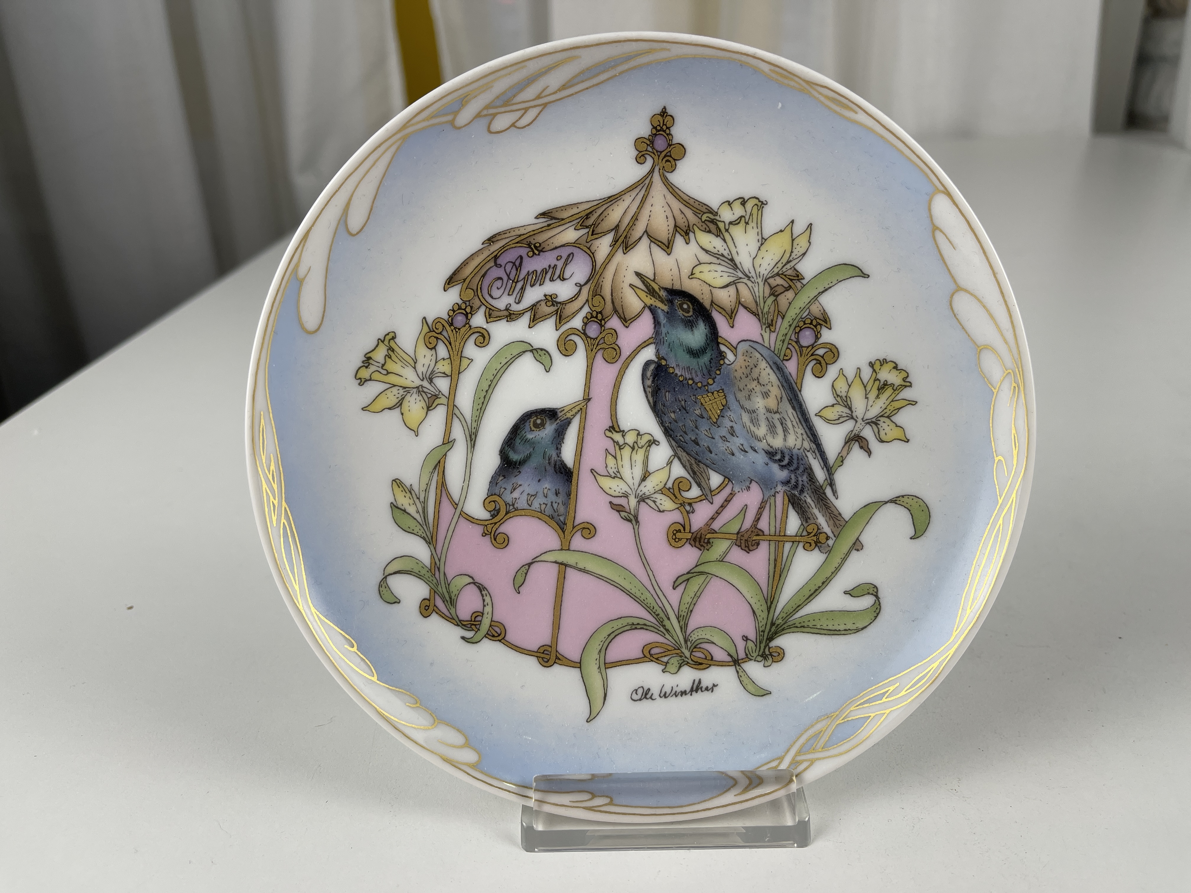 Hutschenreuther Porzellan Teller 16 cm Ø Top Zustand