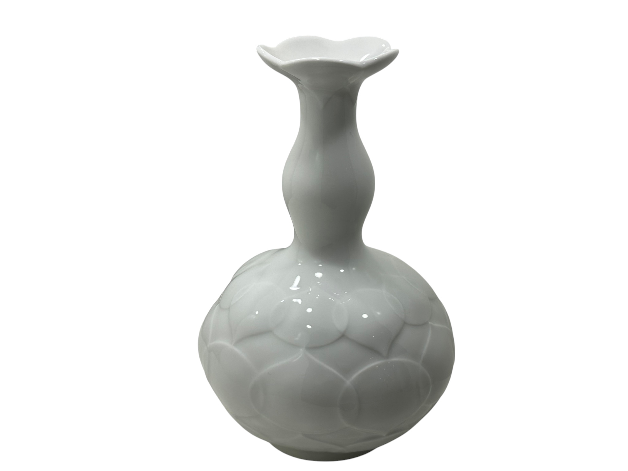 Meissen Vase Lotus Weiß 20 cm - 1 Wahl - Top Zustand Meissen Vase Lotus Weiß 20 cm - 1 Wahl - Top Zustand