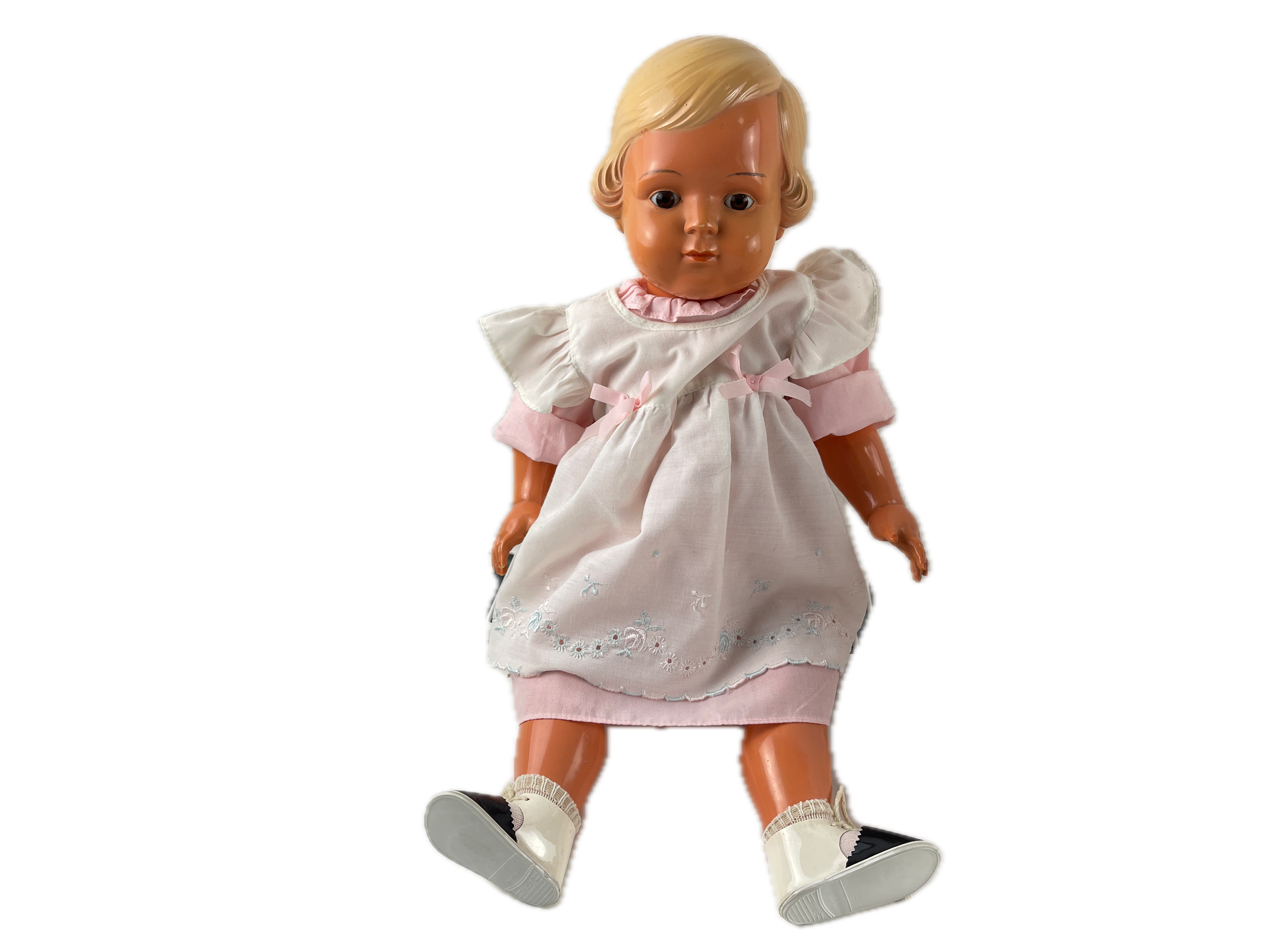 Alte Sammler Zelluloid Puppe 46 cm Zustand siehe Fotos 