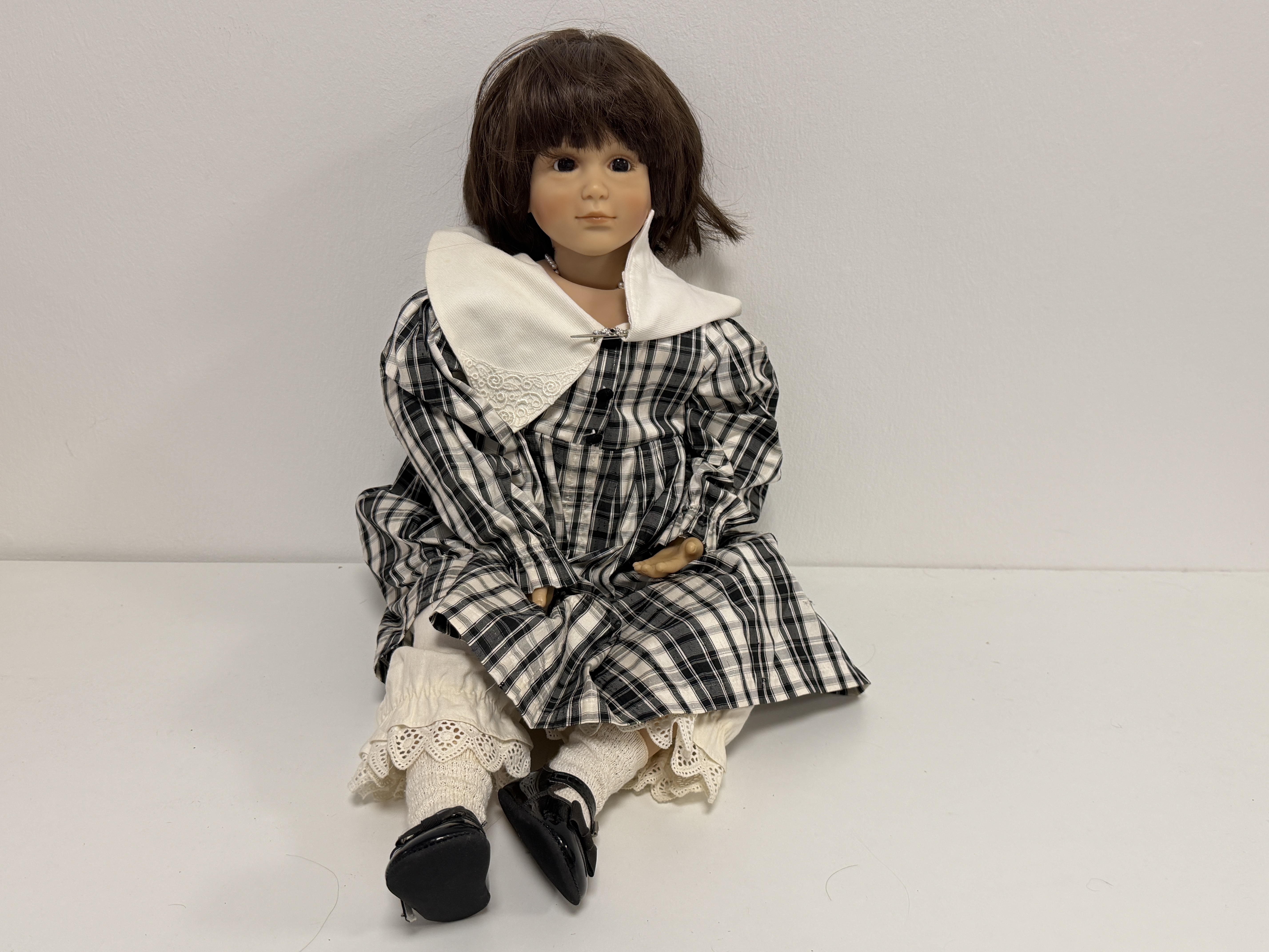 Christine Kleinert Künstlerpuppe Vinyl Puppe 75 cm. Top Zustand   