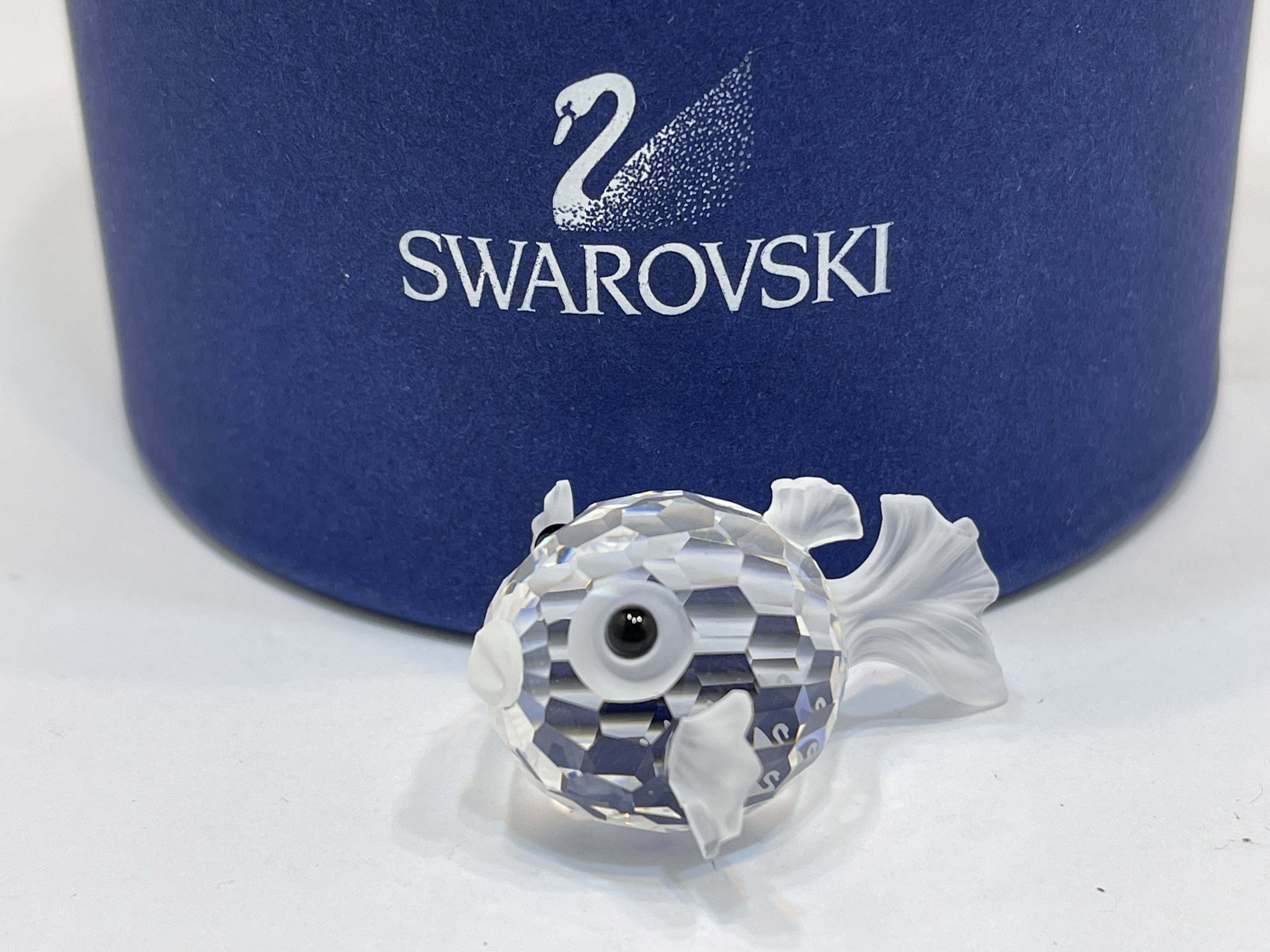  Swarovski Figur 013960 Kugelfisch 4 cm. mit Ovp & Zertifikat. Top Zustand. 