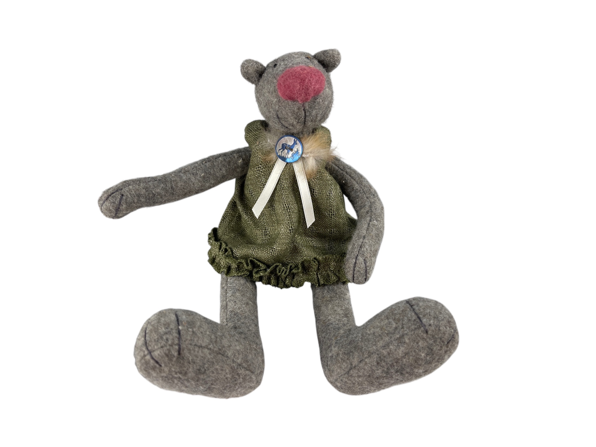 Zwergnase - Nicole Marschollek-Menzner Künstlerbär 27 cm Top Zustand Unikat   