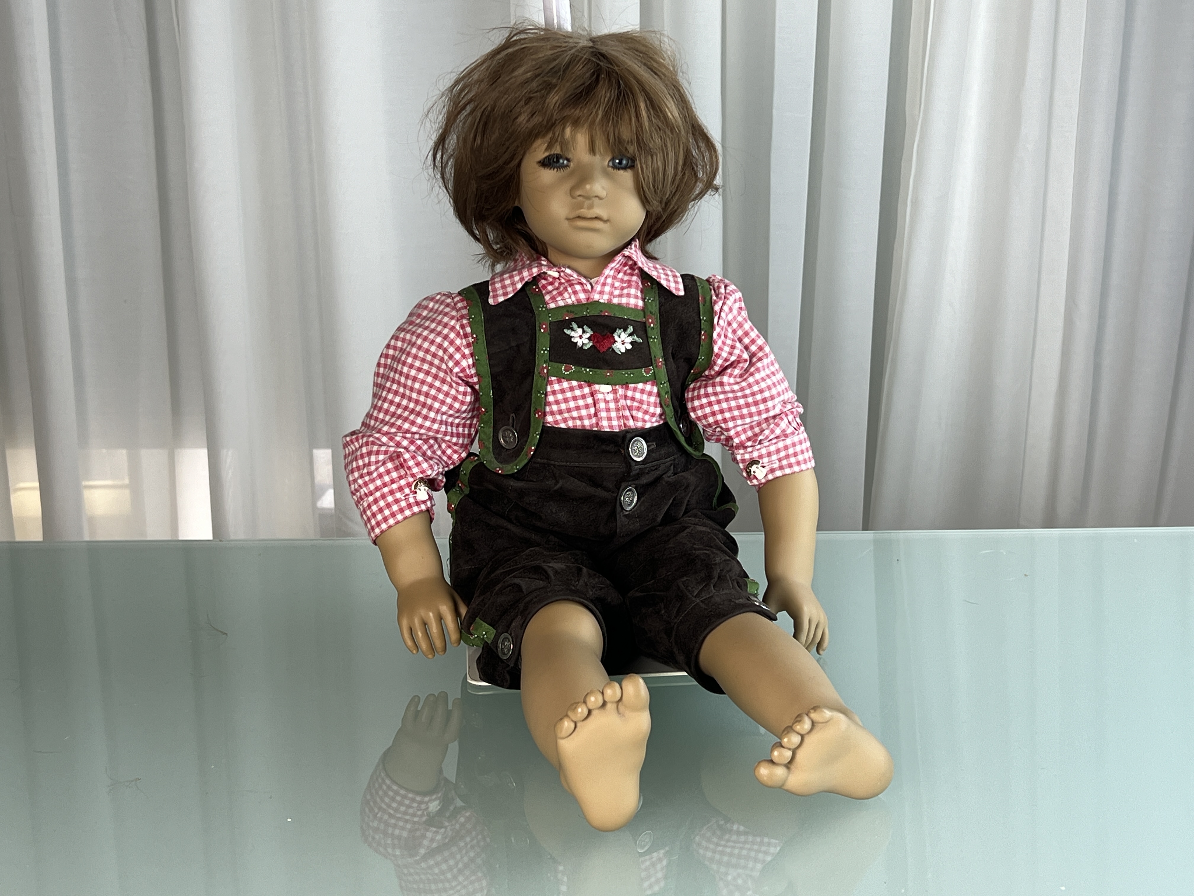 Annette Himstedt Puppe Enzo 66 cm. Top Zustand  