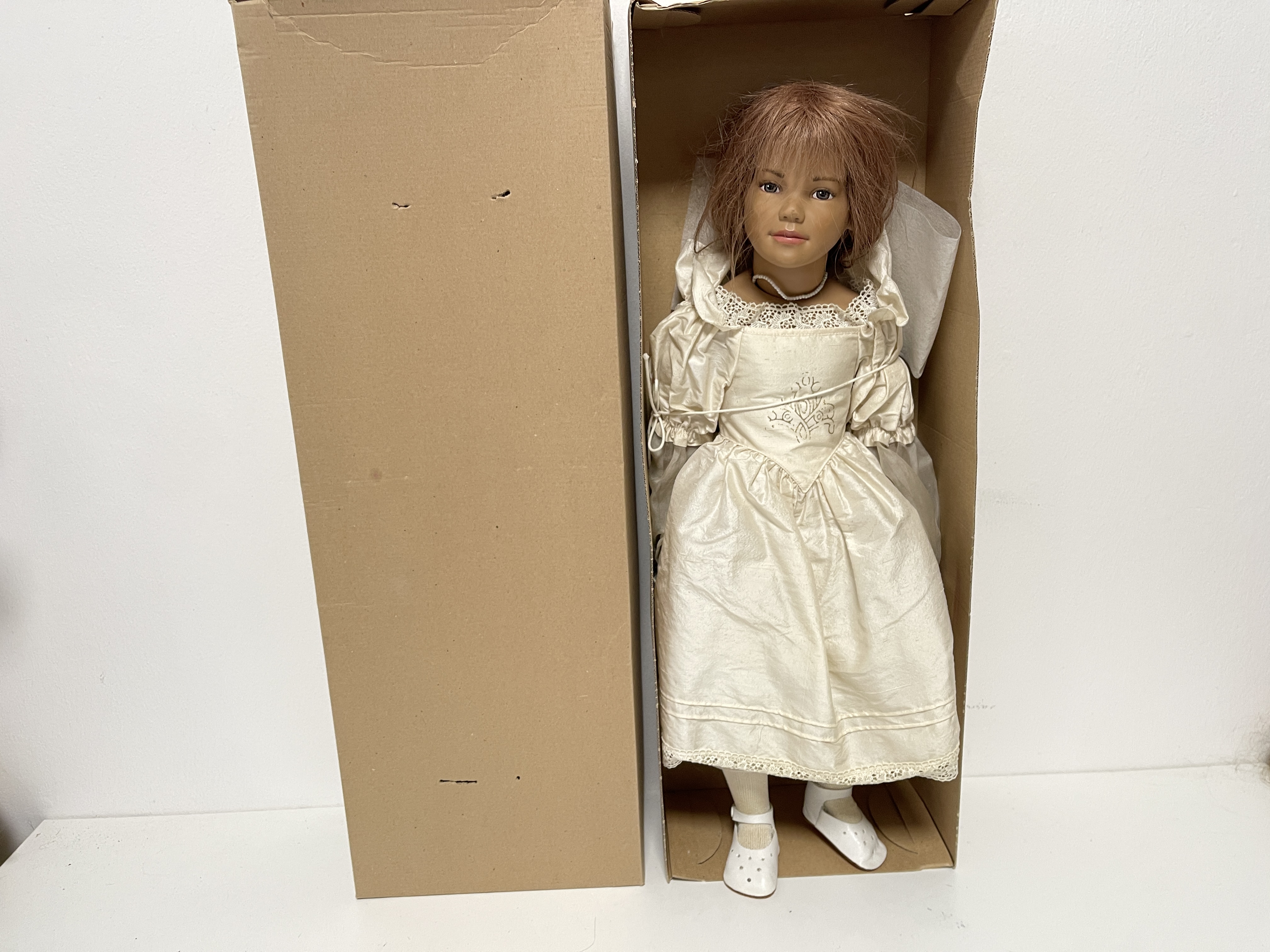 Sigikid Ilse Wippler Vinyl Puppe 65 cm. Top Zustand  