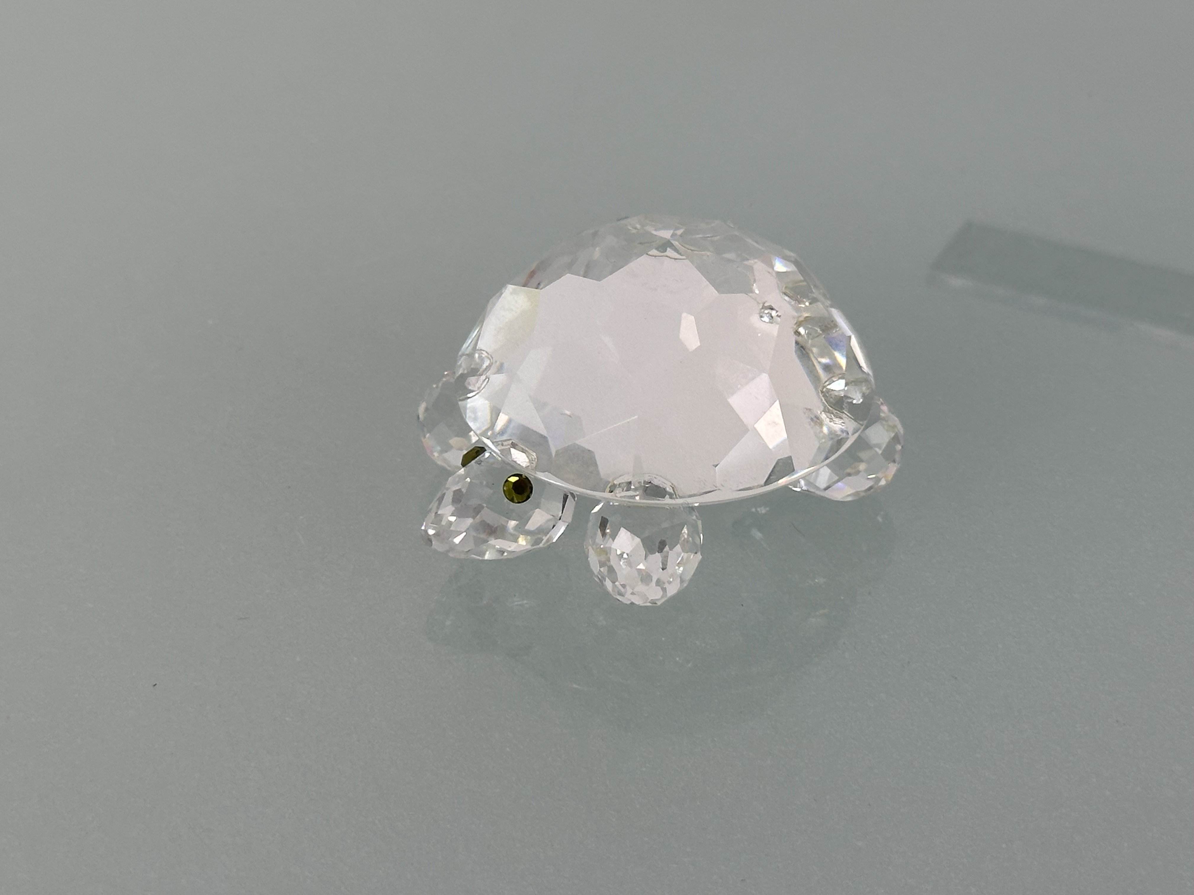 Swarovski Figur Kristall 010037 Große Schildkröte 6 cm. Top Zustand