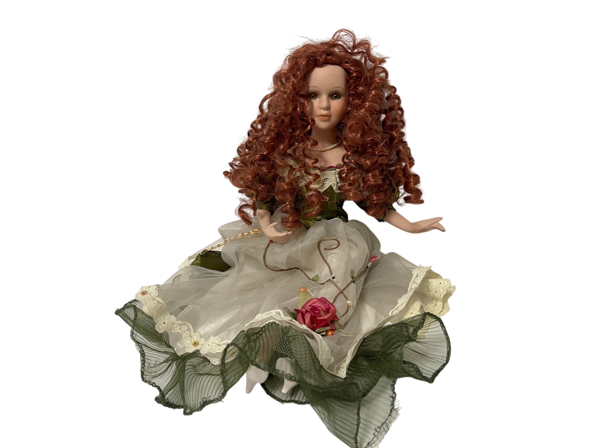 Künstlerpuppe Porzellanpuppe 44 cm. Top Zustand 