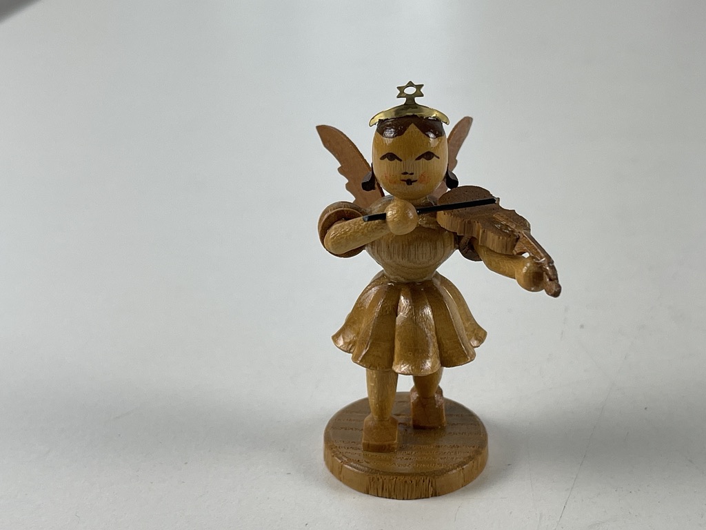 Erzgebirge Blank Figur Engel 6,5 cm.   Zustand siehe Fotos