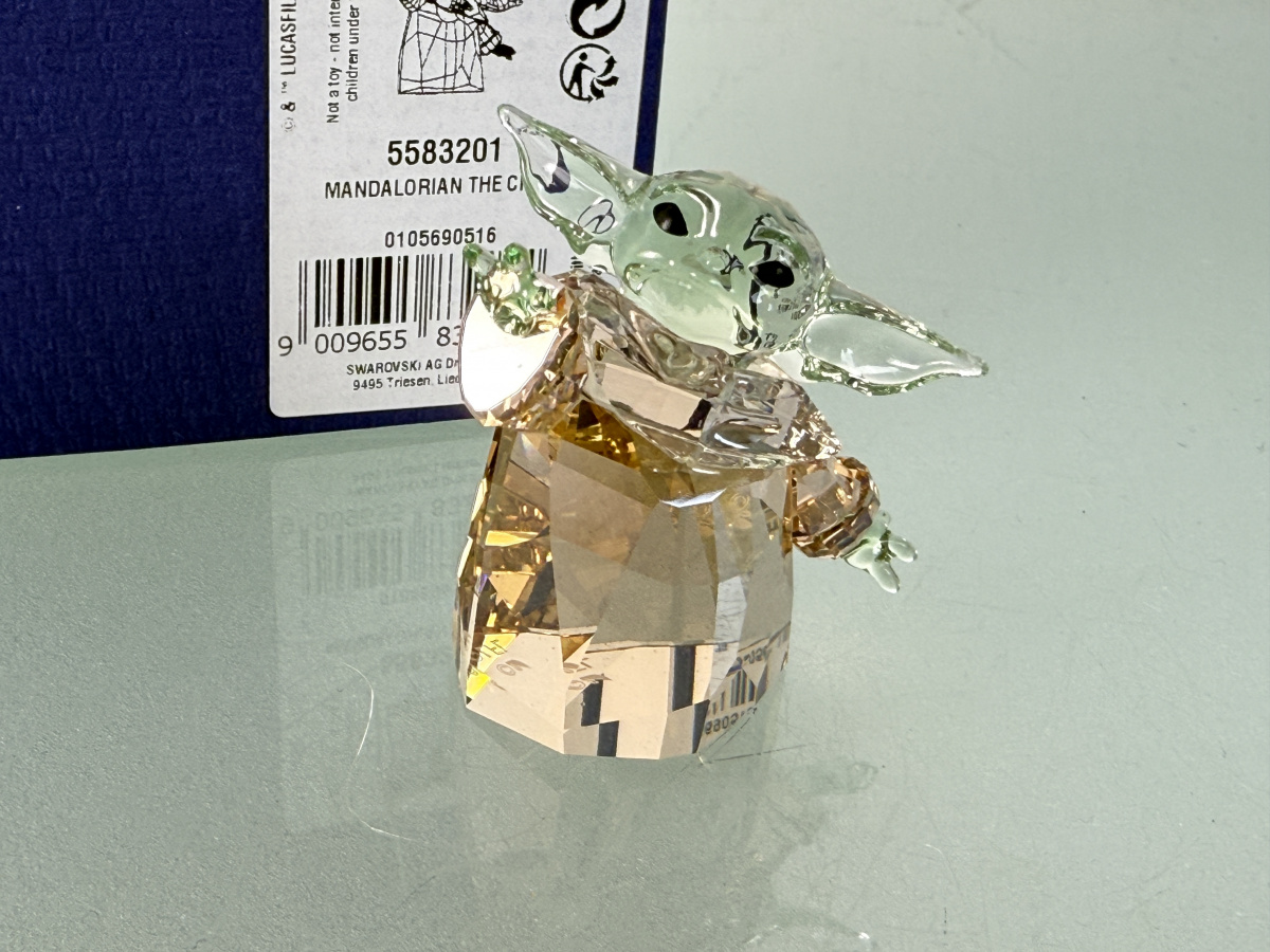 Swarovski Figurine 5583201 Star Wars Baby Yoda 4.2cm. Original