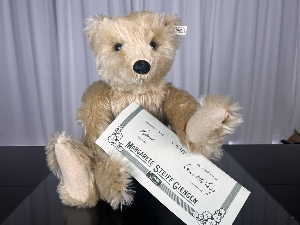 完品 シュタイフ Steiff Original Teddybear 09C6741B-025D-428B-A00D-