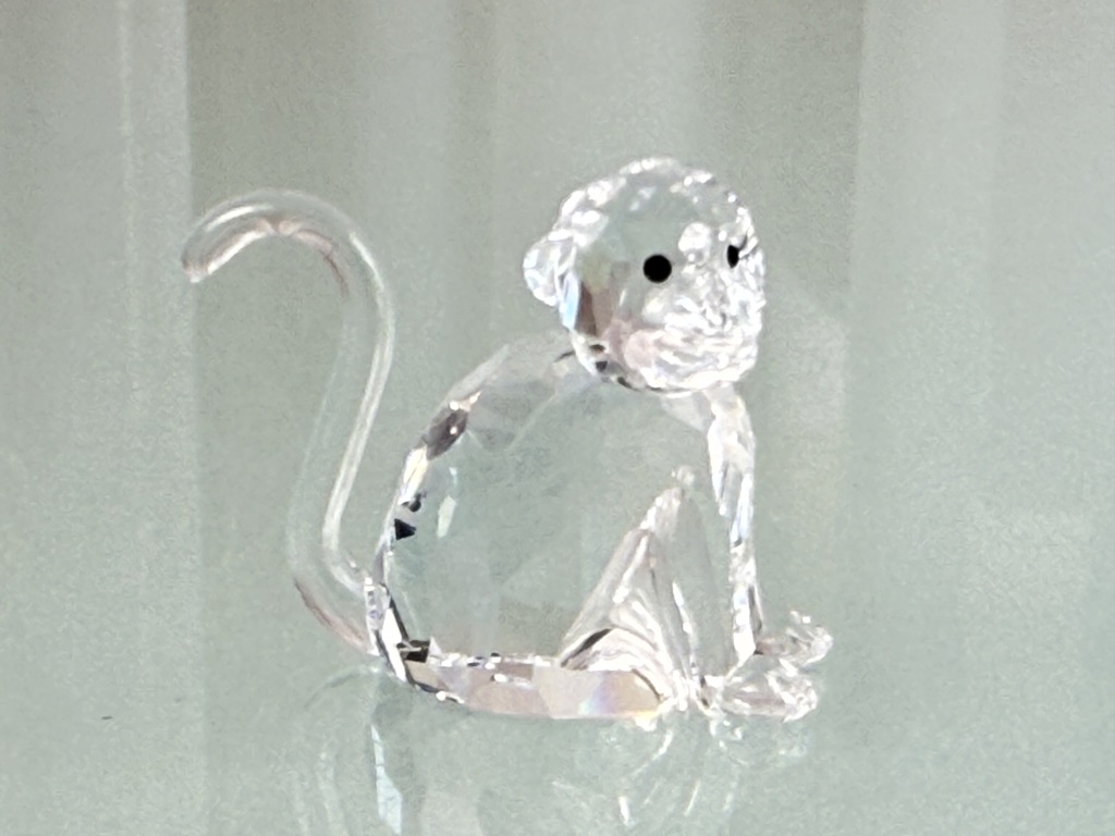 Swarovski Figurine 289901 Zodiak Monkey 1 3/16in Pot