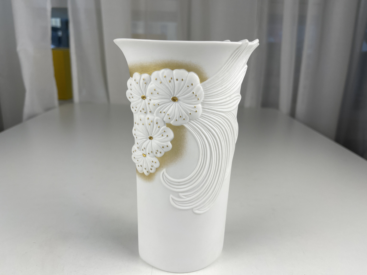 Kaiser Porzellan Vase 19 cm - Top Zustand