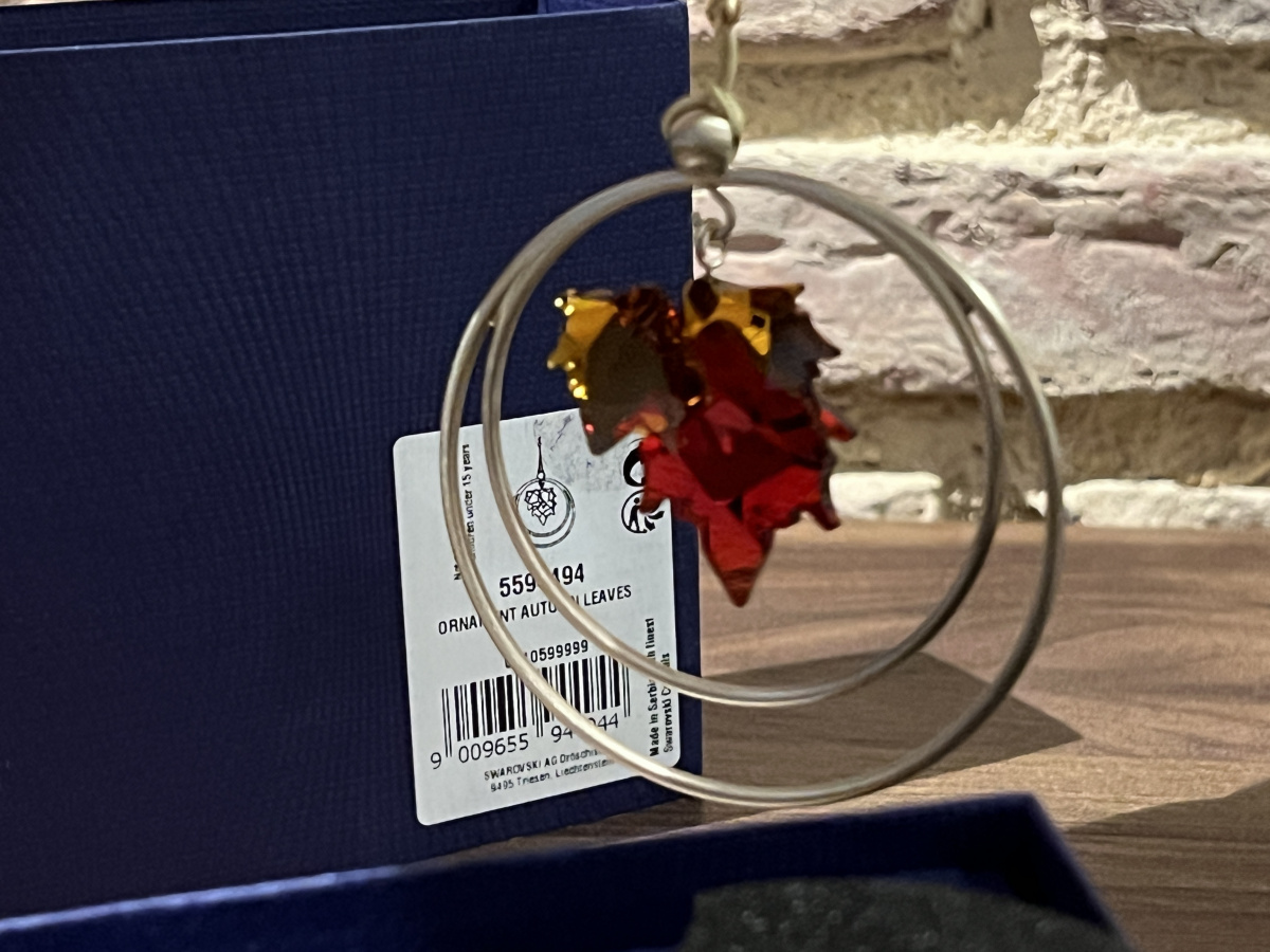 Swarovski Figur 5594494 Garden Tales Herbstblätter Ornament