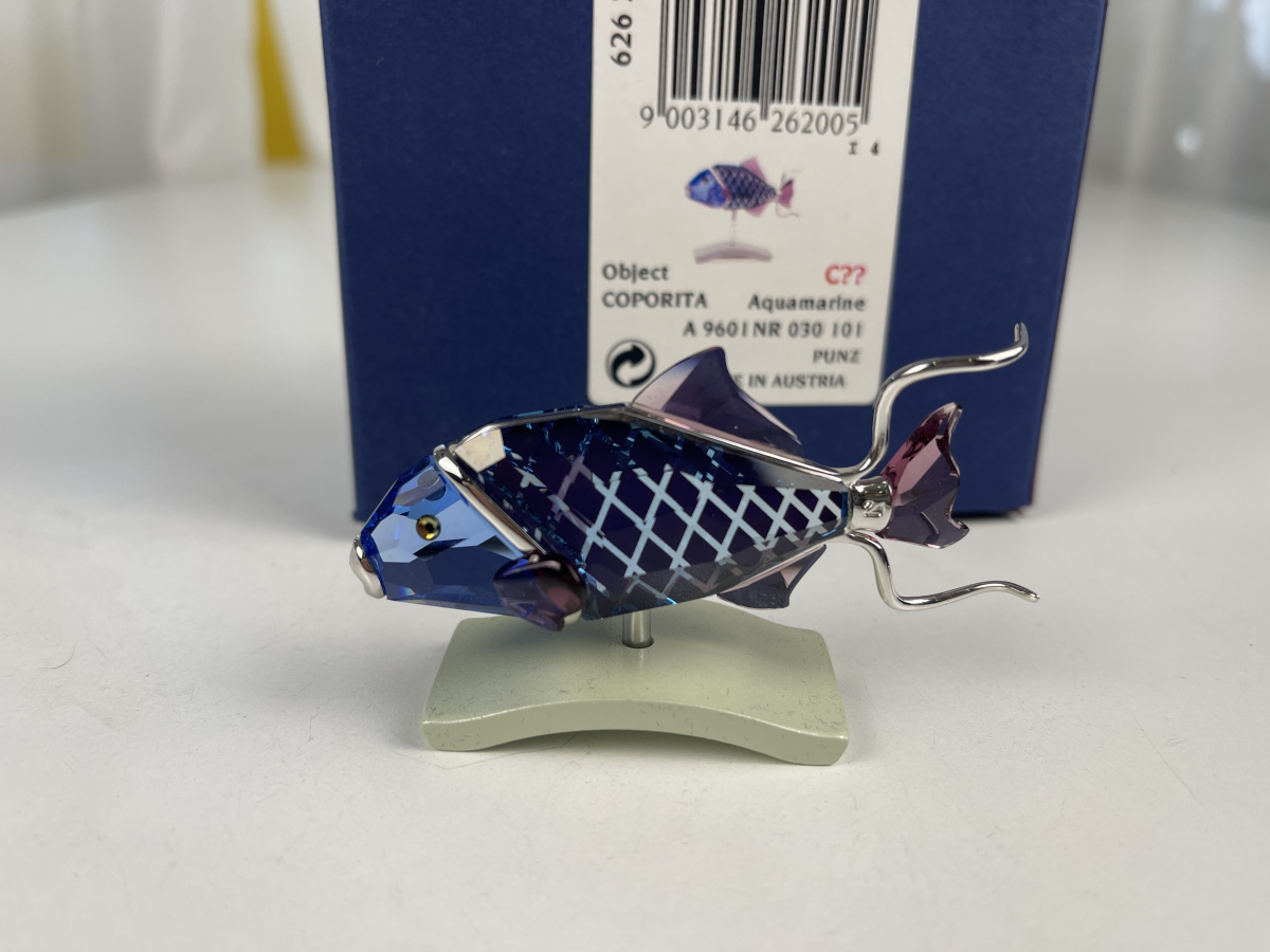 Swarovski Figurine Crystal 626200 Paradise Fish 7 x 7.5cm