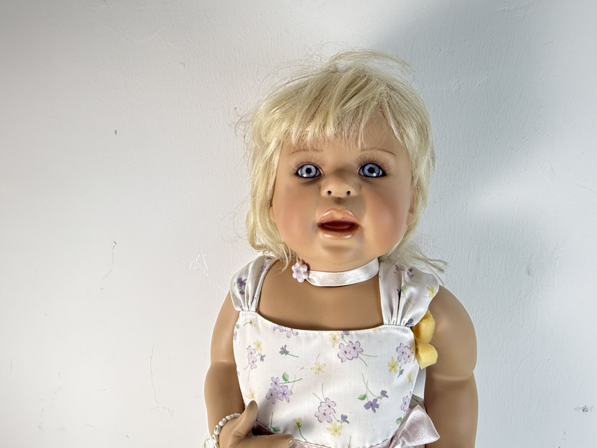 Poupée Artiste Inge Tenbusch – Porcelaine 53 Cm – Excellent état