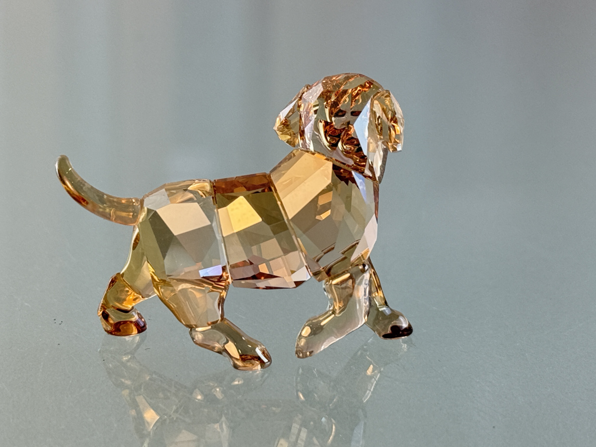 Swarovski 1142824 Golden Retriever Puppy Standing 4.5cm. | eBay