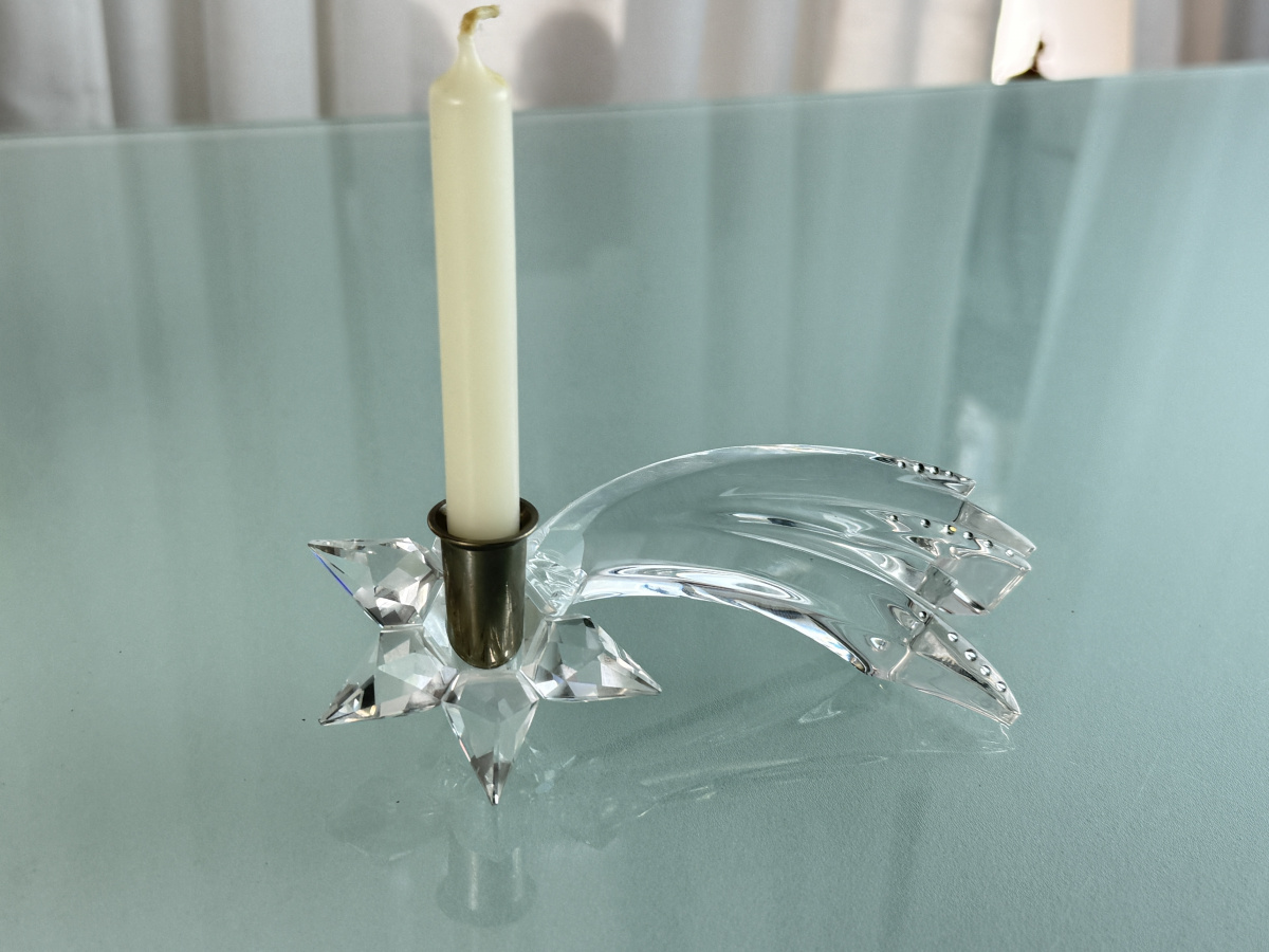 Swarovski Figure 236716 Candle Holder Shooting Star 14.5 cm