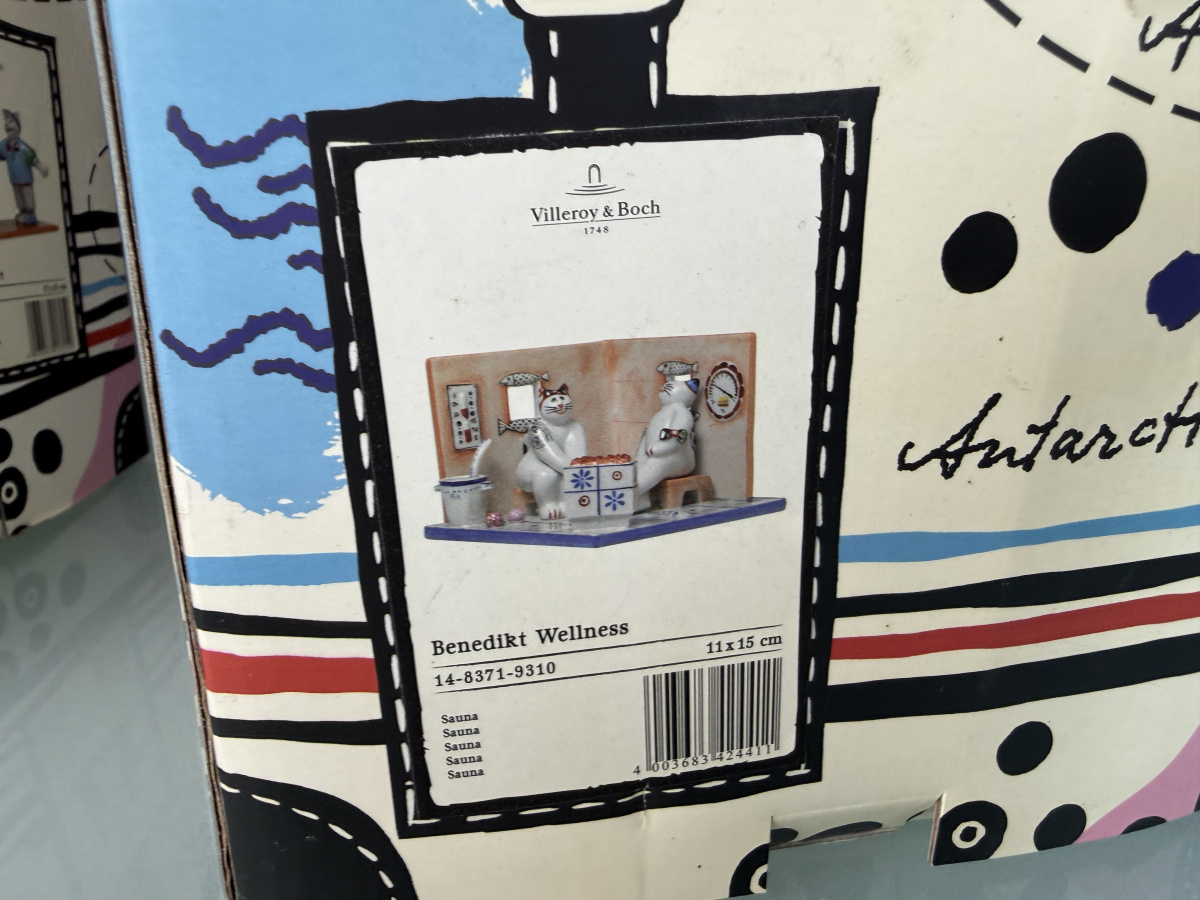 【希少】Villeroy&Boch Benedikt Wellness 陶器 Villeroy and Boch Figurine Benedikt Wellness 11 x 15 cm 1 Choice