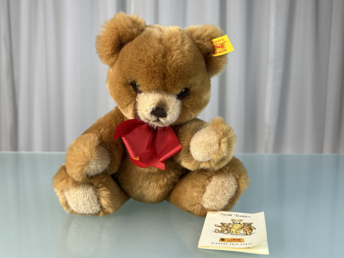Steiff テディベア TeddPetsy wit Stimme Steiff Ophelia Teddy Bear SIGNED 1985 Hans Otto Birgit White