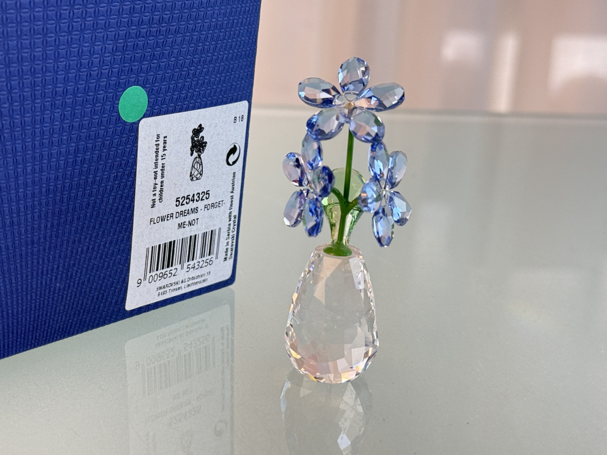 Swarovski Figure 5254325 Flower Dreams Forget-Me-Not 6.9 Cm
