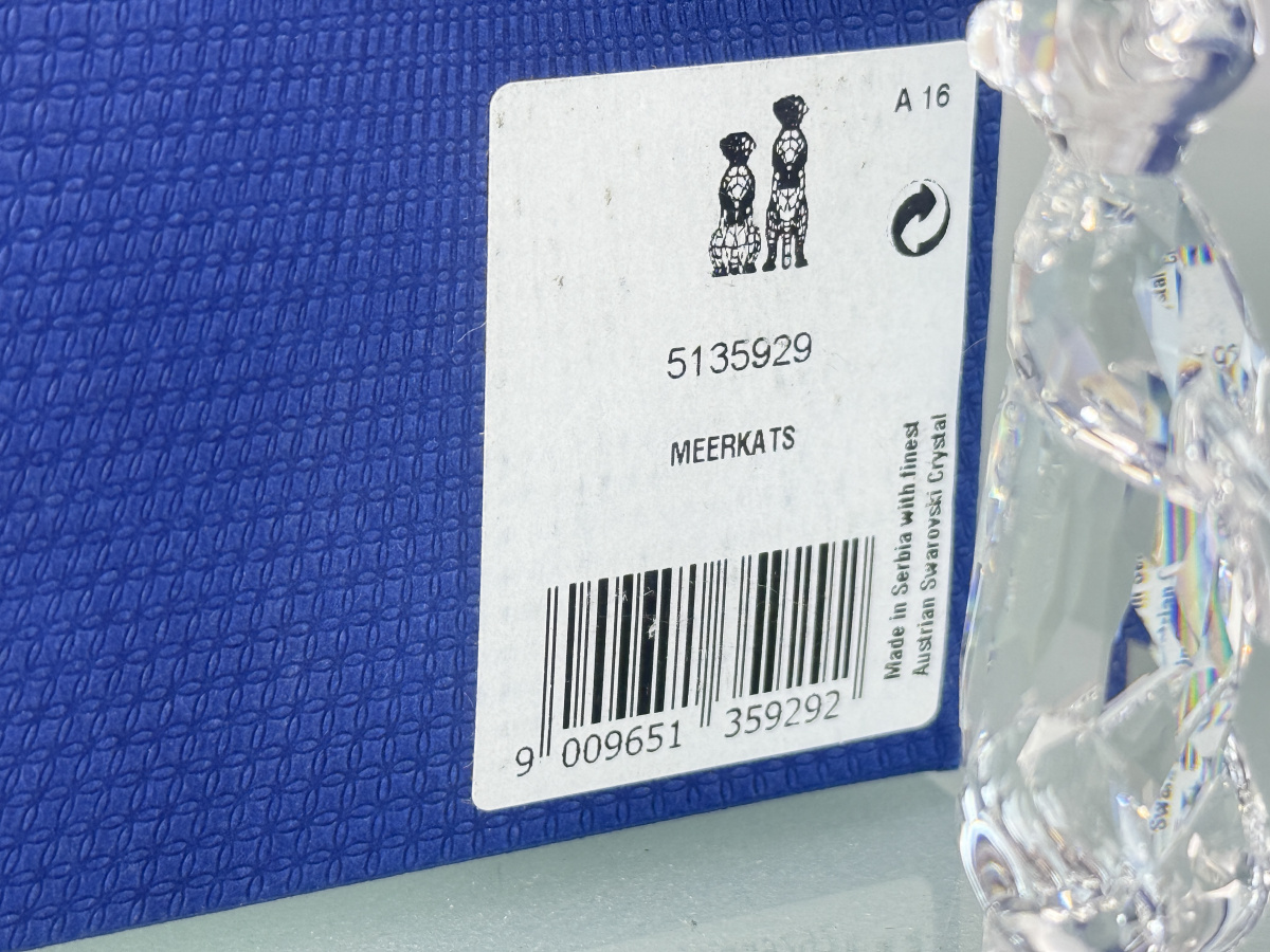Swarovski 5135929 Meerkat 6.5cm Original Box Certificate Excellent