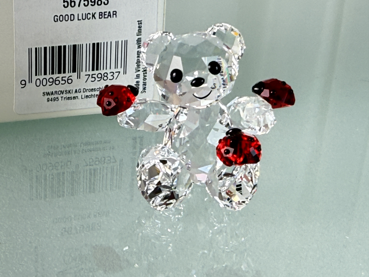 SWAROVSKI Krisベア Good Luck Bear Swarovski Kris Bear Good Luck Bear – David Shuttle Ltd