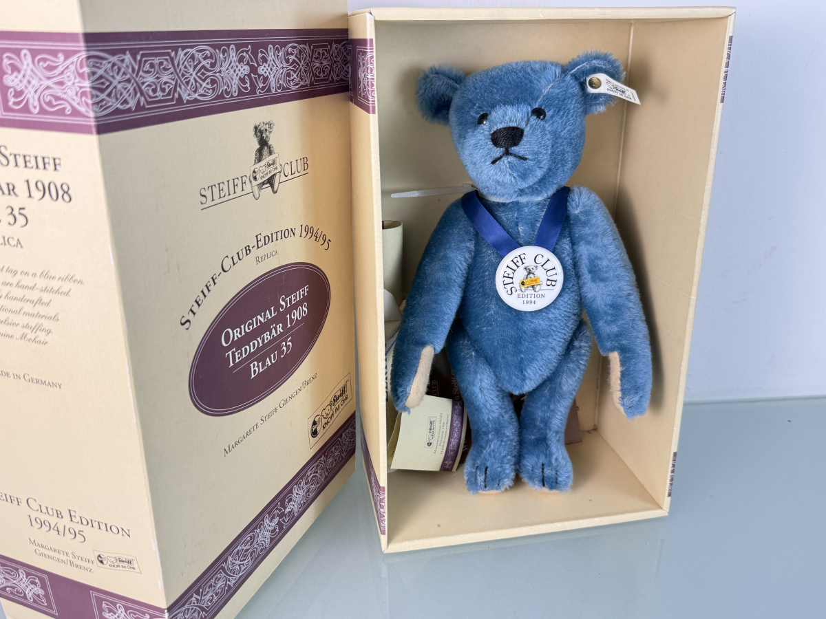 Steiff Animal 420047 Club 1994 Teddy Bear 35cm Excellent Condition