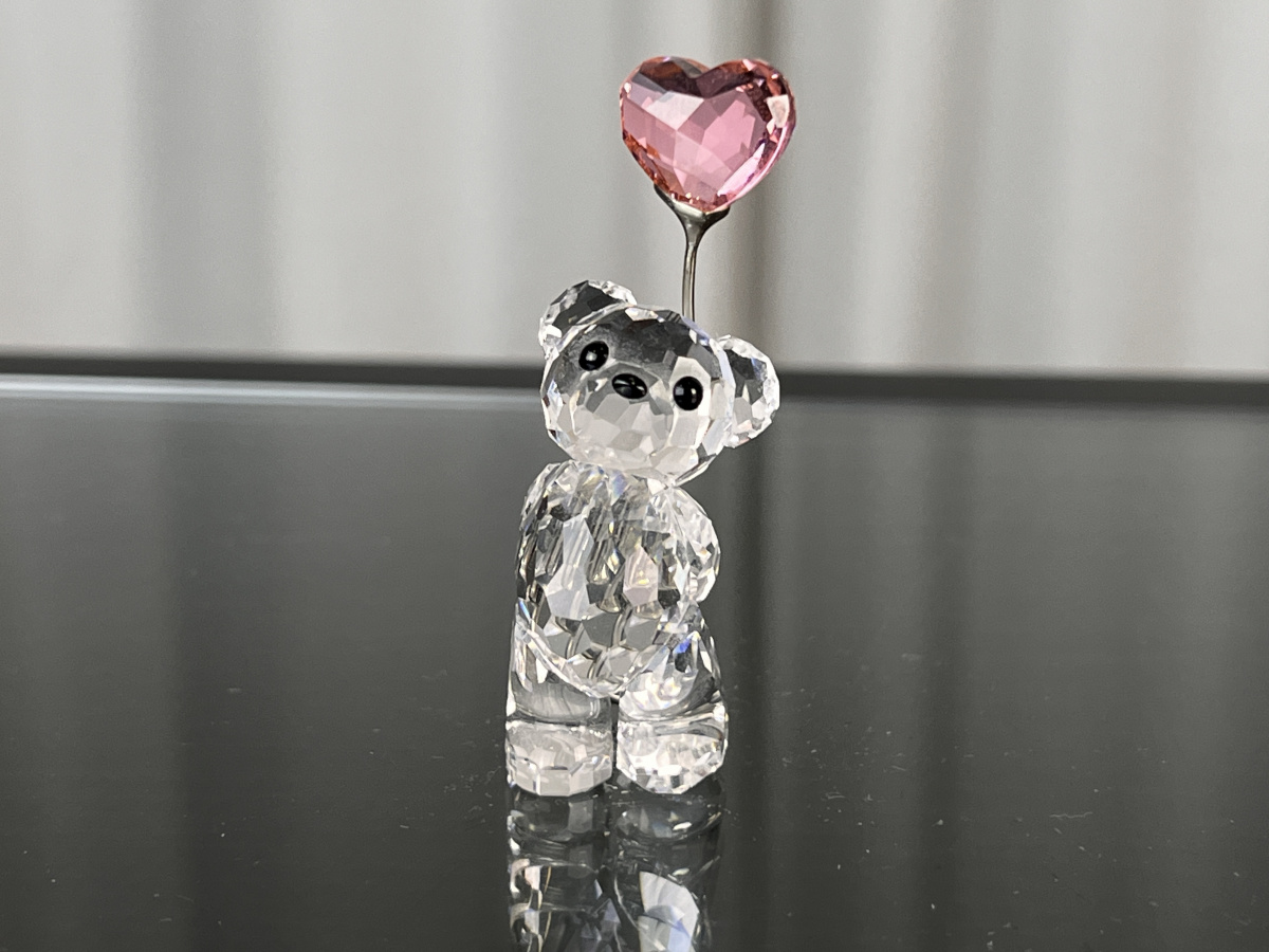 SWAROVSKI クリスタル　ベア- You and I 美品】SWAROVSKI クリスベア With You クリスタル ベア - メルカリ