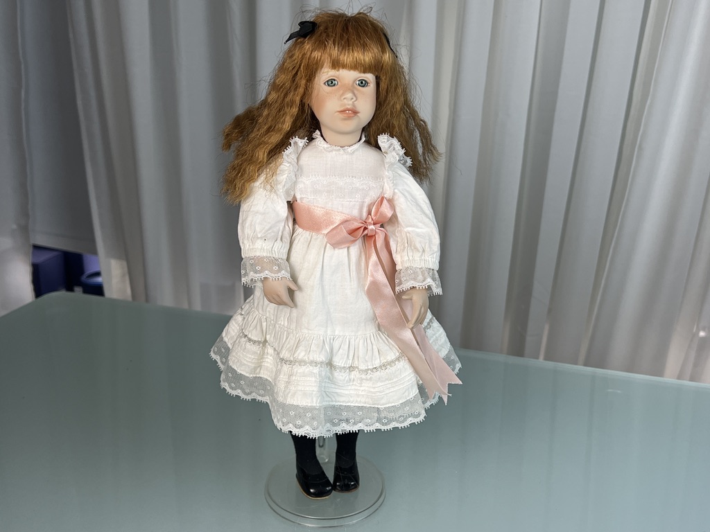 Old Doll Porcelain Doll 14 5/8in Condition = See Photos | eBay