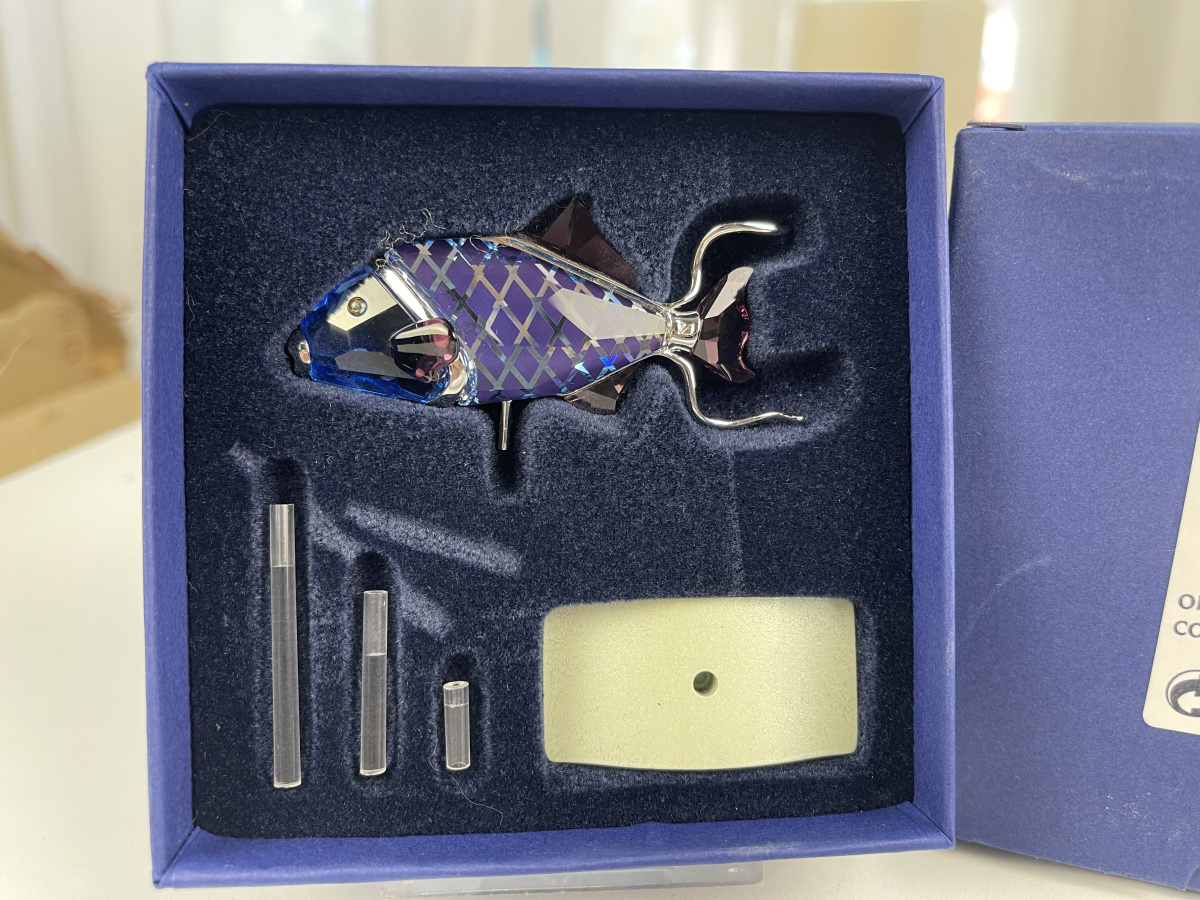 Swarovski Figurine Crystal 626200 Paradise Fish 7 x 7.5cm