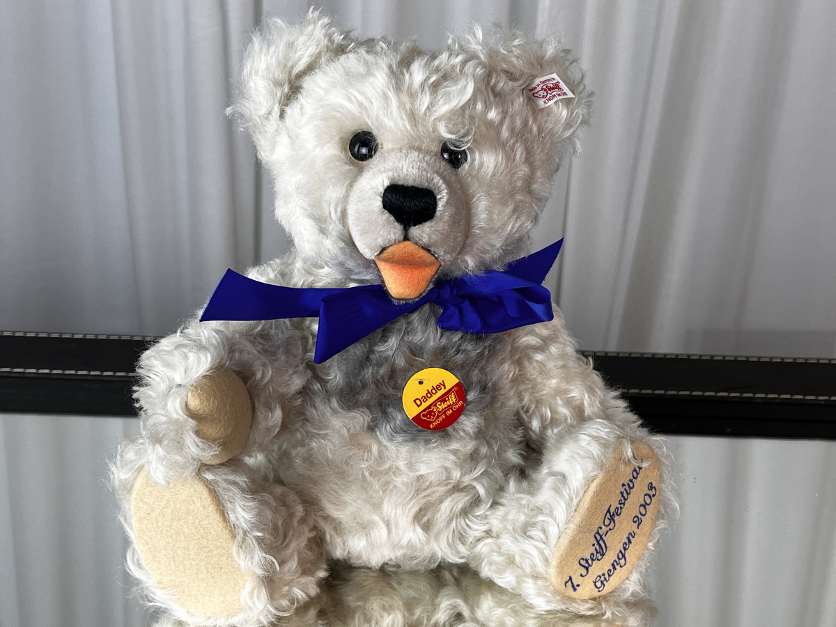 Steiff 青いテディベアBelglan Beach Bear Antique Steiff 658037 Teddy Bear Animal Belgian Beach Bear