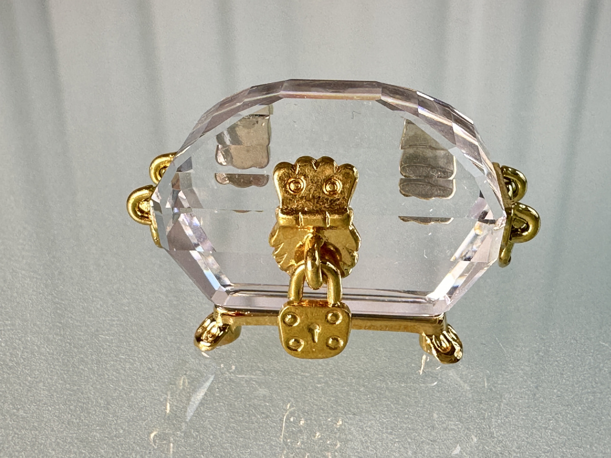 Swarovski Figur 168678 Schatztruhe 3,2 cm. Top Zustand | eBay