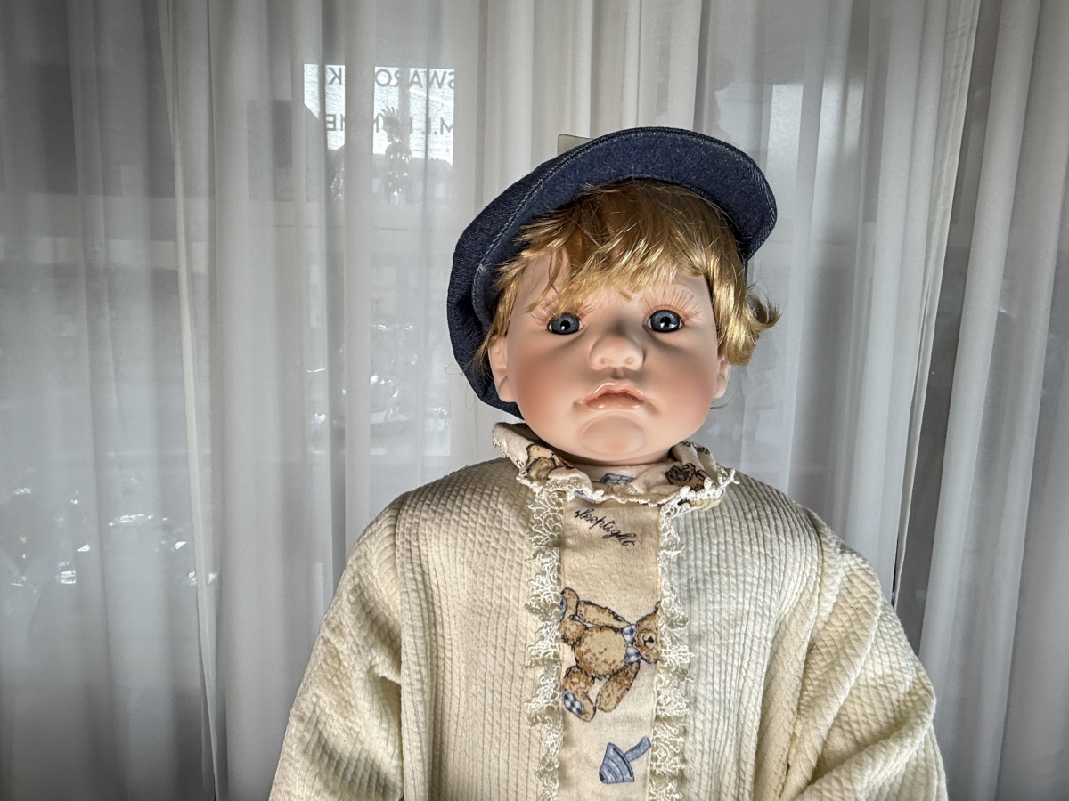 Poupée D'artiste En Porcelaine 70 Cm – Collection, Excellent état, Occasion