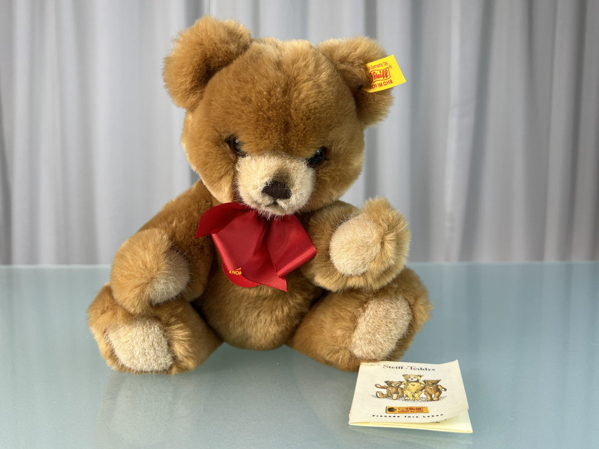 Steiff テディベア Marron マロン 676116 Steiff Original Caramel Teddy Bear 1960s Mohair Plush 22cm
