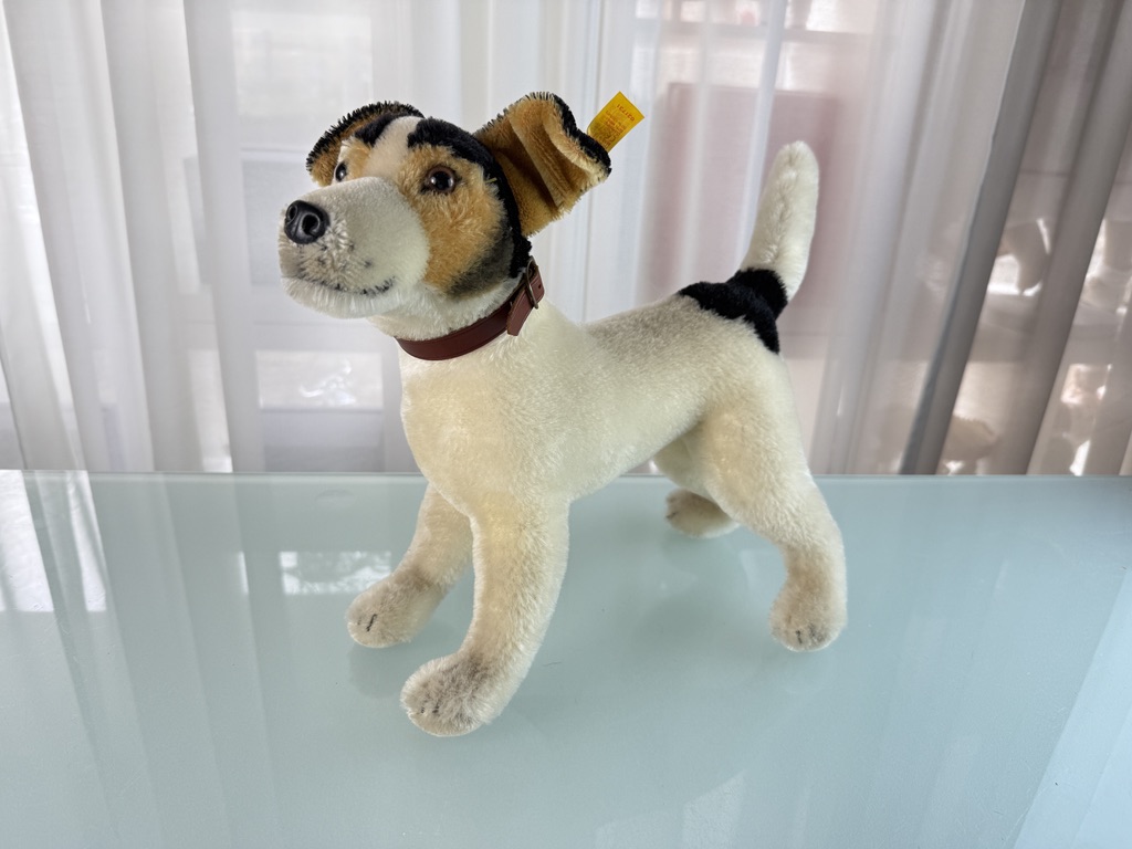 Steiff Tier Bär 031731 Hund Jack Russel Terrier 30 cm. Top