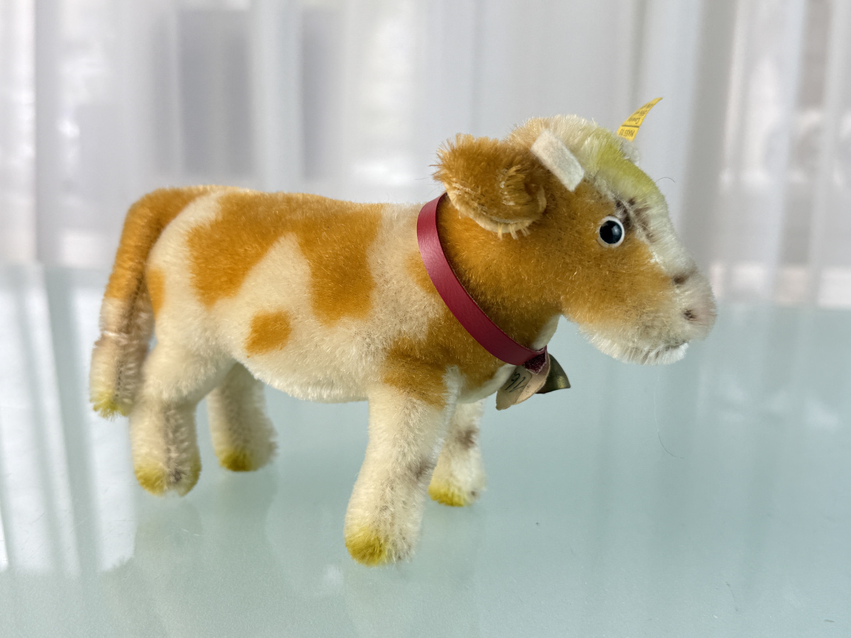 Steiff Animal Stuffed Cow 12 x 16 cm Top Condition | eBay