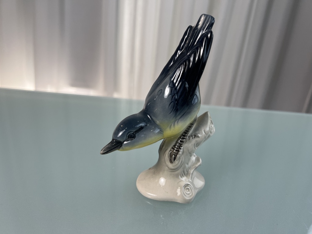 Figurine Oiseau En Porcelaine 4,5 Cm - Collection Excellent état