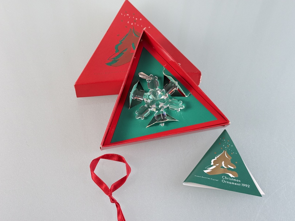 Swarovski Christmas Star 1992. Ovp Top Condition | eBay