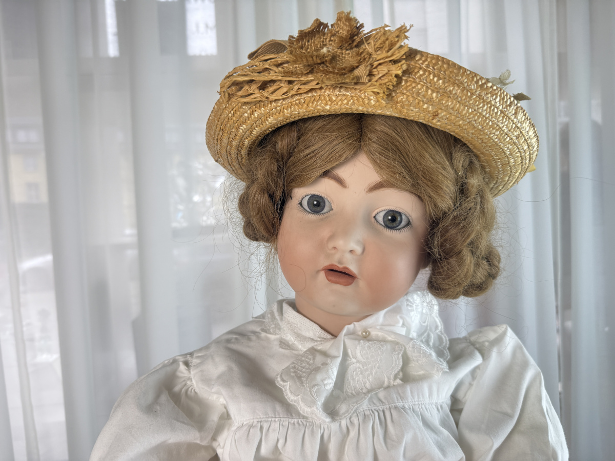 Artist Doll Old Doll Porcelain Head 93 Cm. Condition See | eBay
