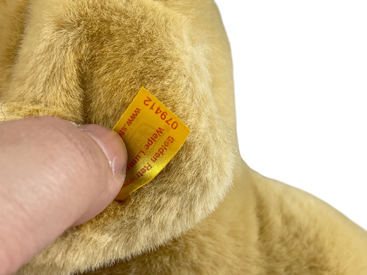 Steiff Animal 079412 Golden Retriever Dog 18cm. Excellent