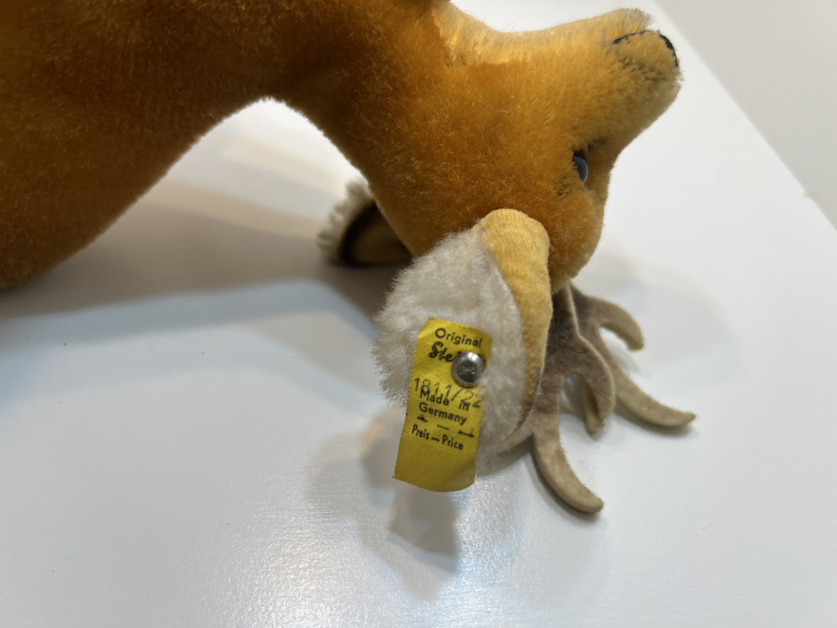 Steiff Tier Hirsch 1811/22 21cm - Zustand siehe Beschreibung