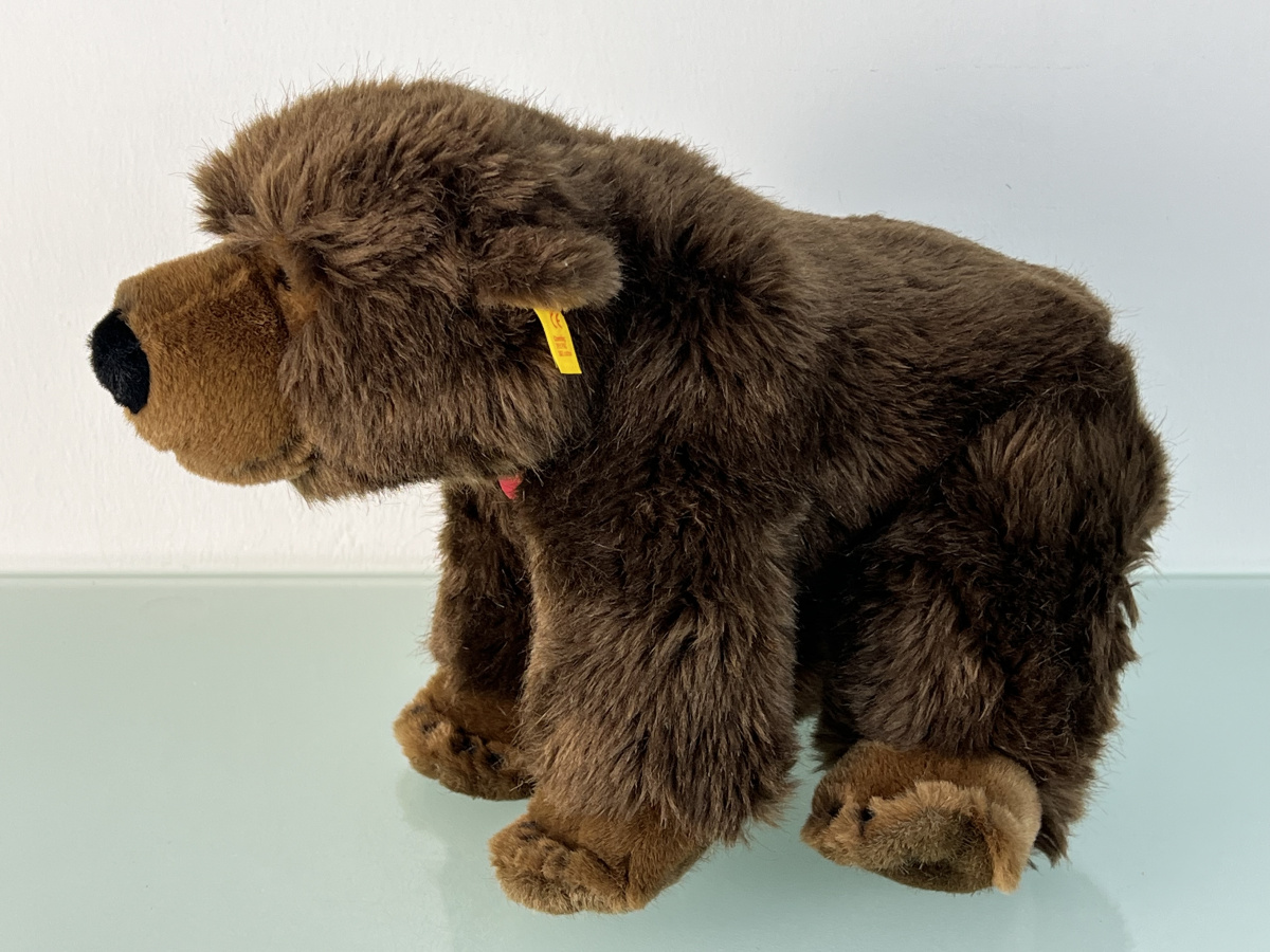 Steiff オリジナル ぬいぐるみ ダークブラウン 約30cm Steiff オリジナル ぬいぐるみ ダークブラウン 約30cm Steiff