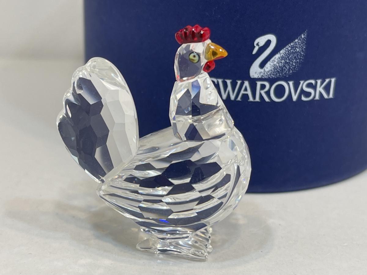 Swarovski Figurine 608721 Crystal Hen 1 13/16in Boxed
