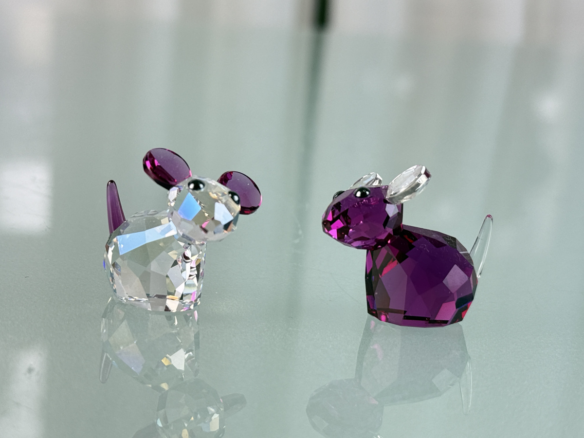 スワロフスキー　ネズミ　『Anna and Emma』 IMG_8514_(3).JPG