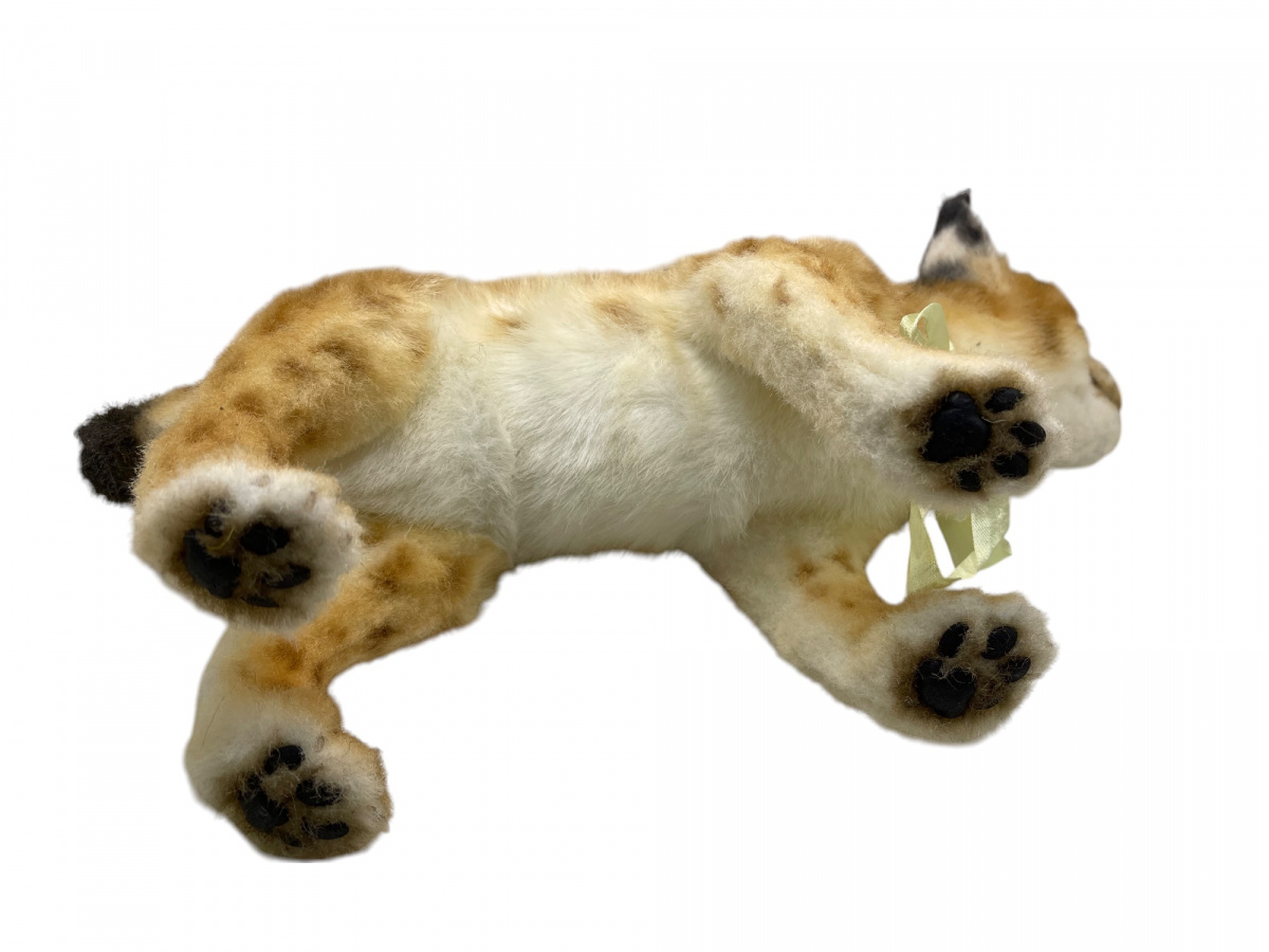 PELUCHE DE COLLECTION Steiff chien pékinois 21 x 25 cm. en parfait état